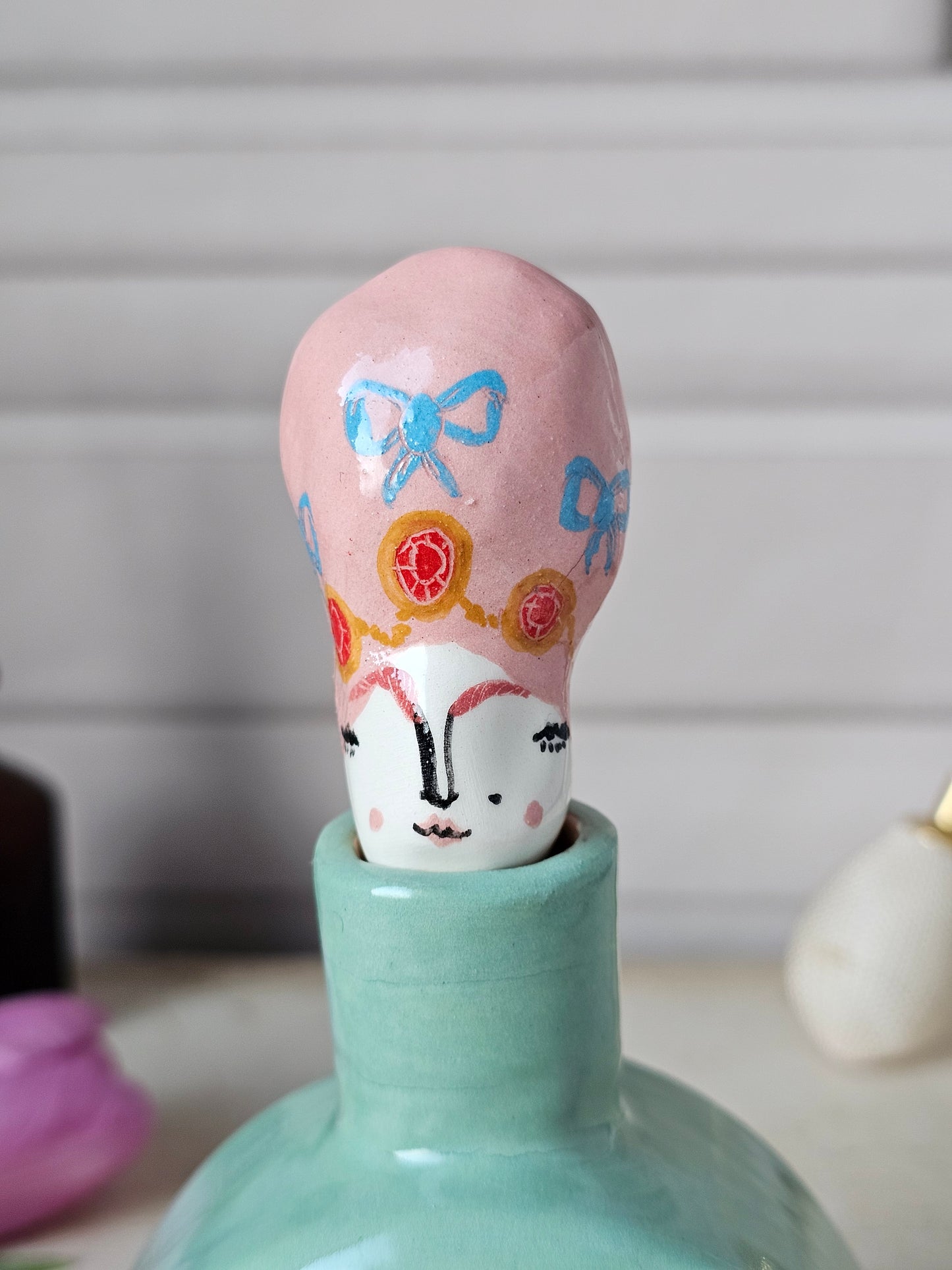 Made to order: Madame Pomp's scadalous parfum ceramic perfume Bottle vase