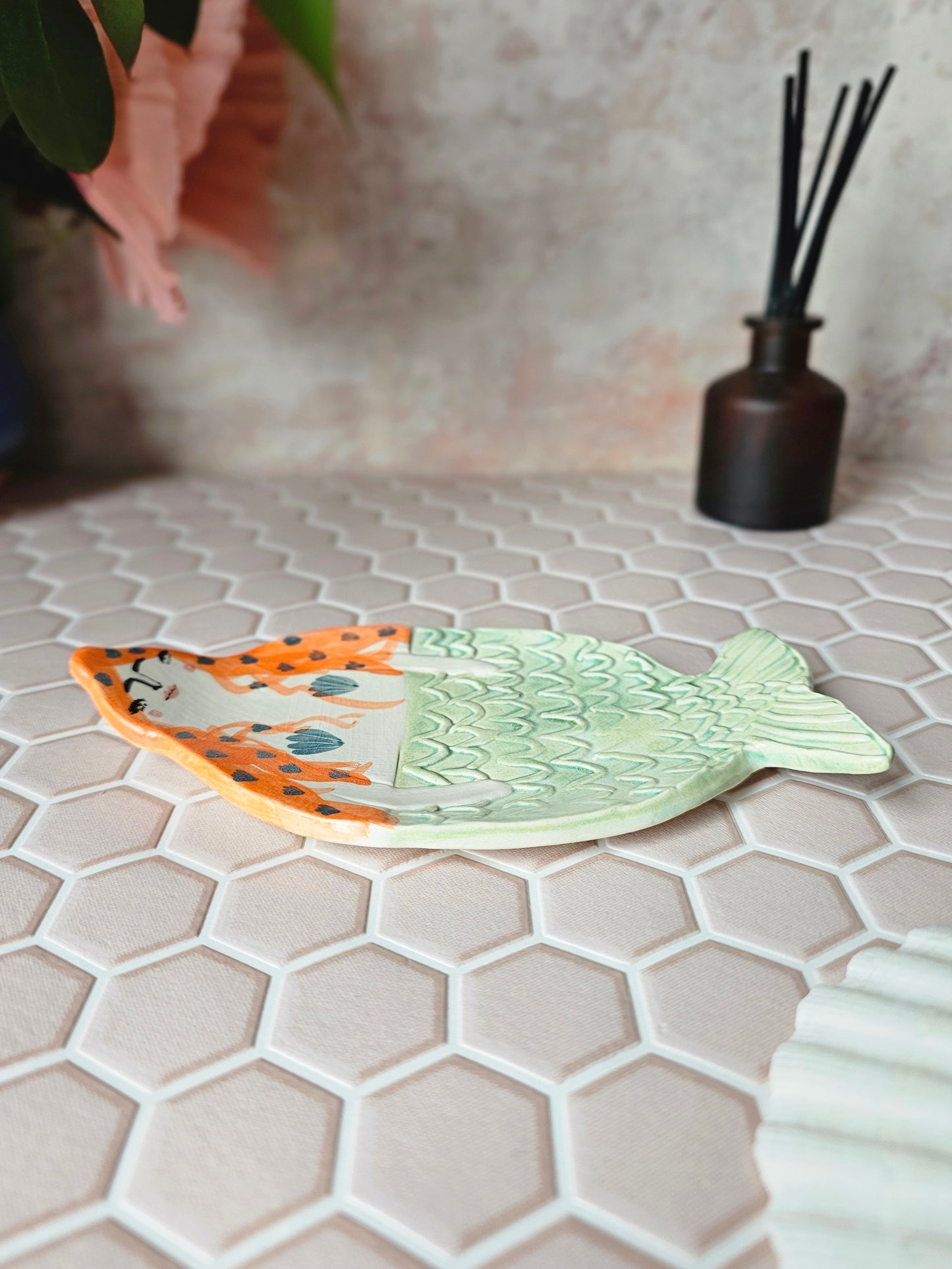 Brianna the mermaid soap dish