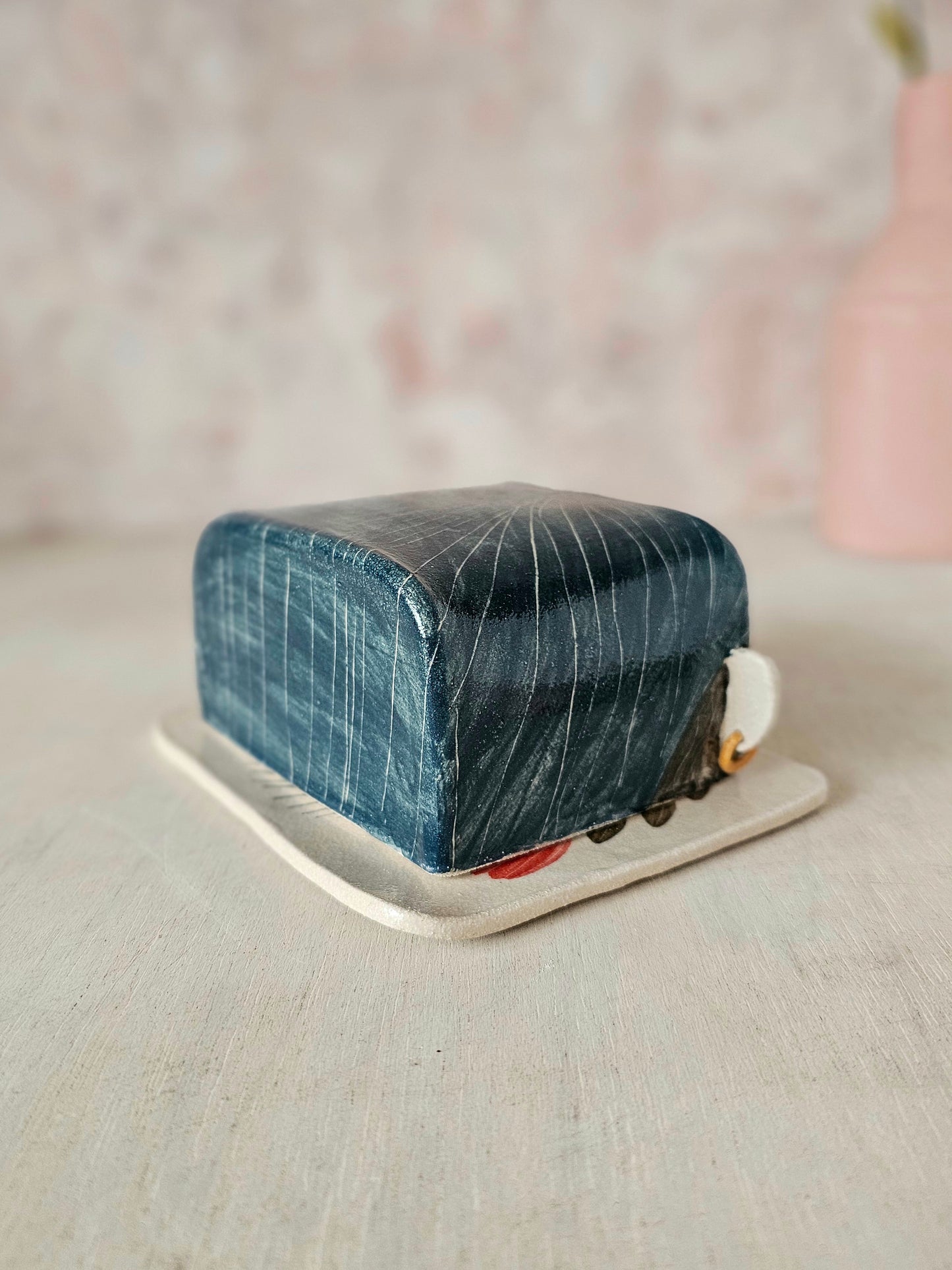 Made to order: Esmerelda the handmade ceramic fortune telling butter dish