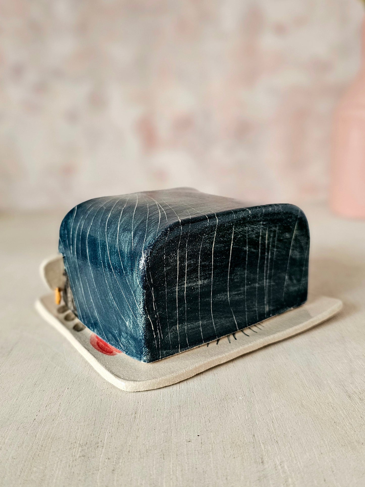 Made to order: Esmerelda the handmade ceramic fortune telling butter dish