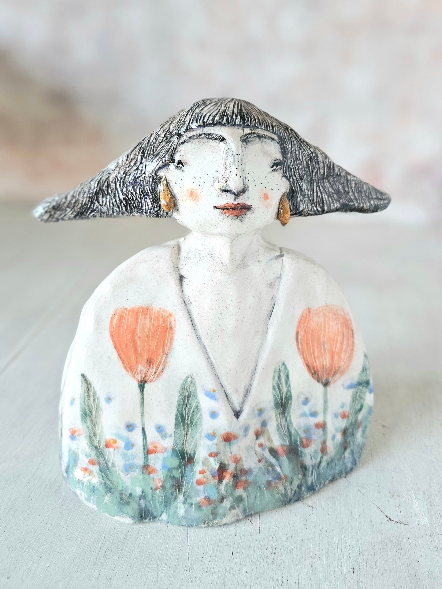 Winnies ceramic handmade sculpture