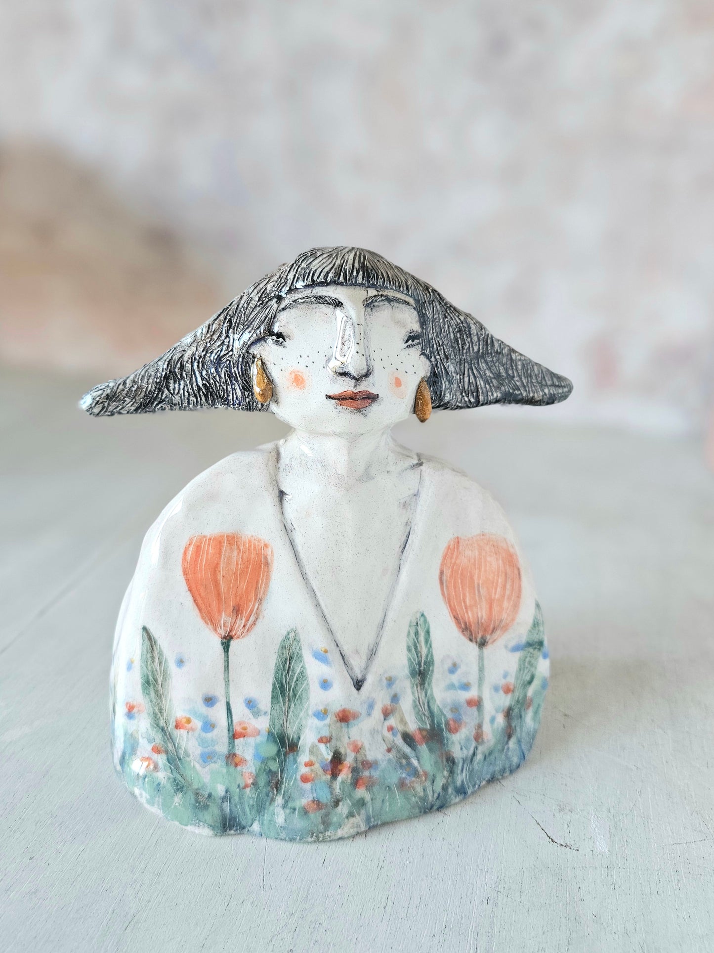 Winnies ceramic handmade sculpture