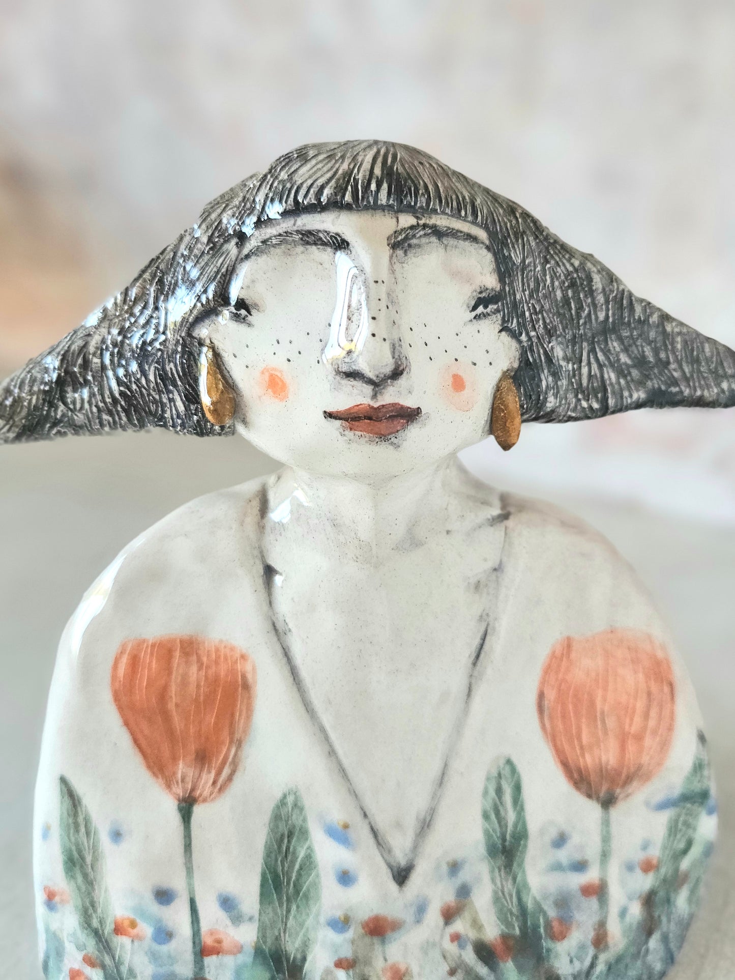 Winnies ceramic handmade sculpture