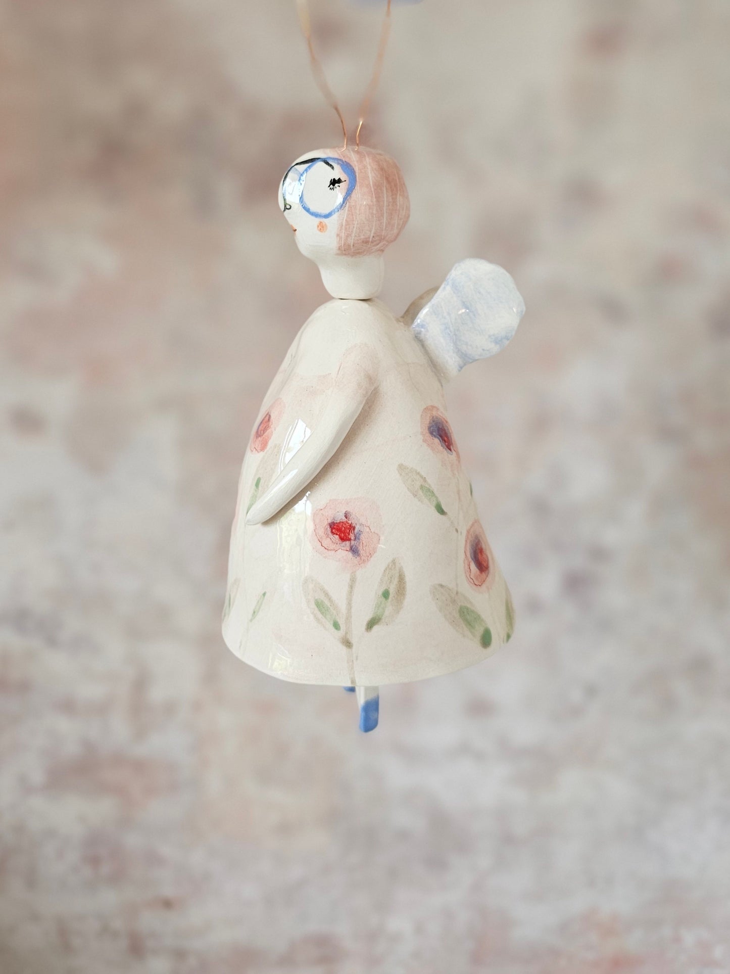 Pertunia Belle the handmade ceramic bell
