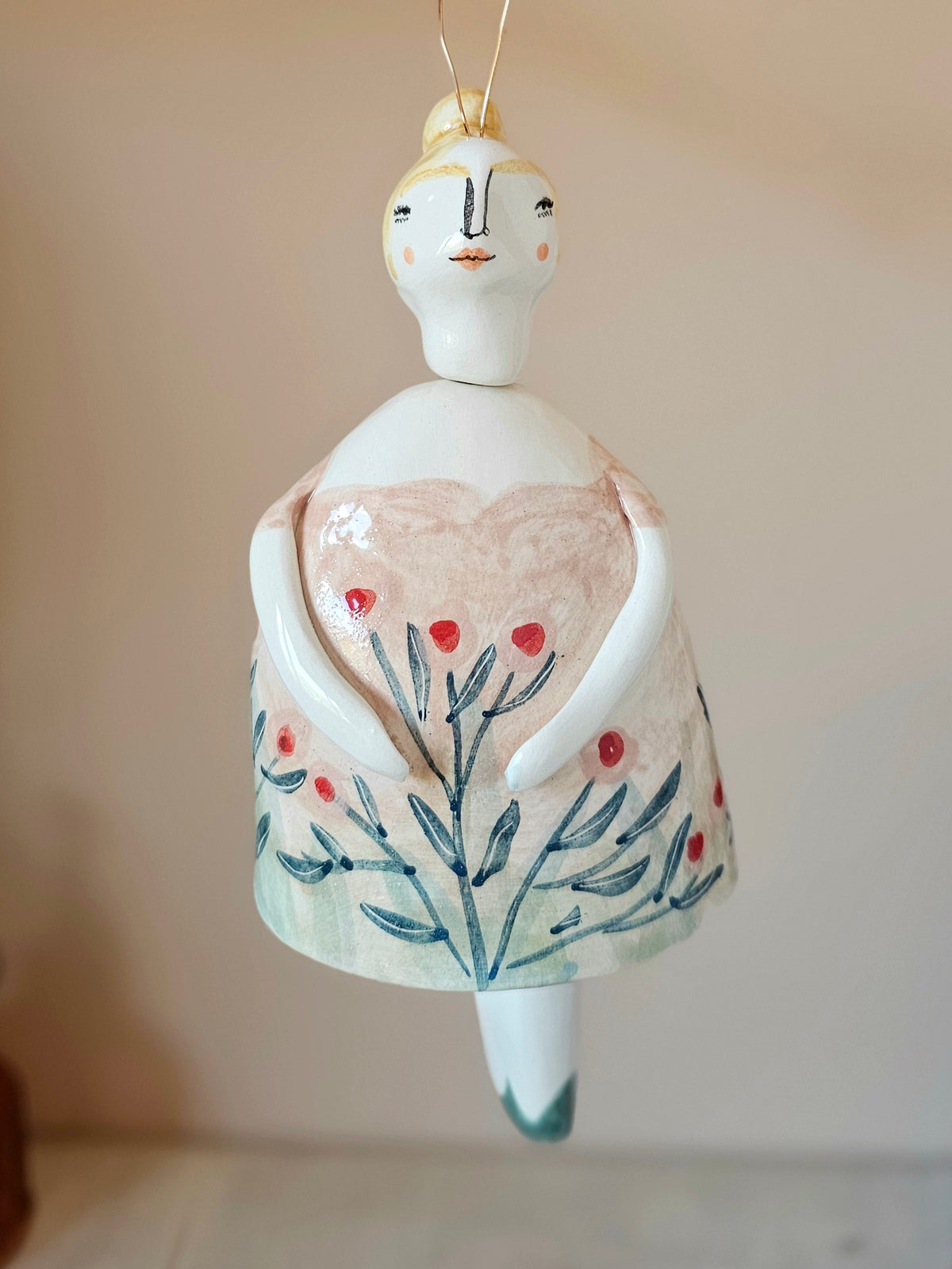 Marigold Belle the handmade ceramic bell
