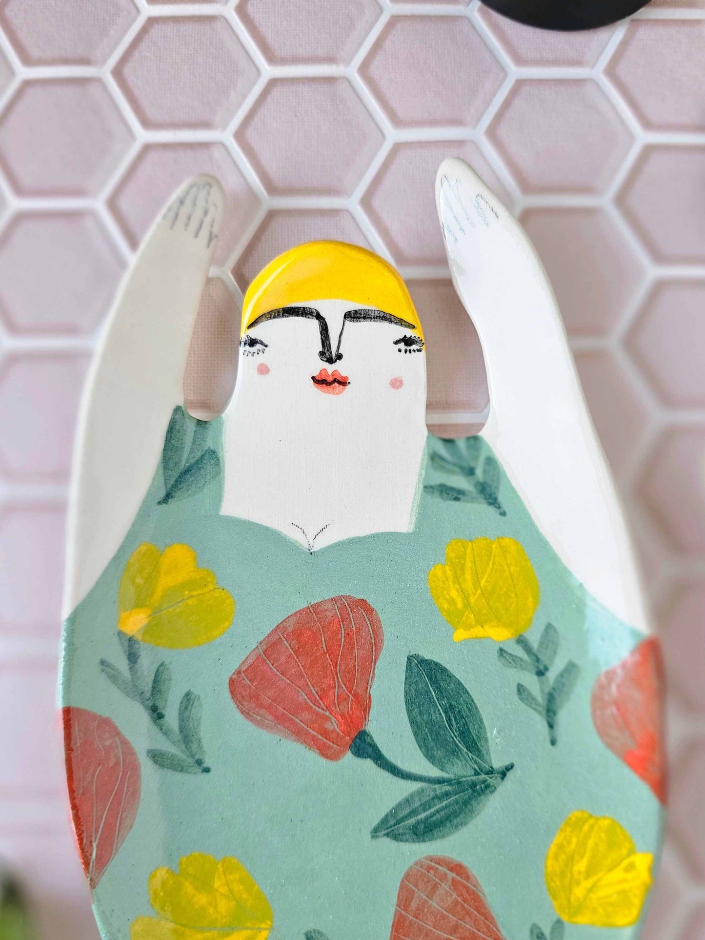 Made to order: Marigold the swimmer handmade ceramic soap dish