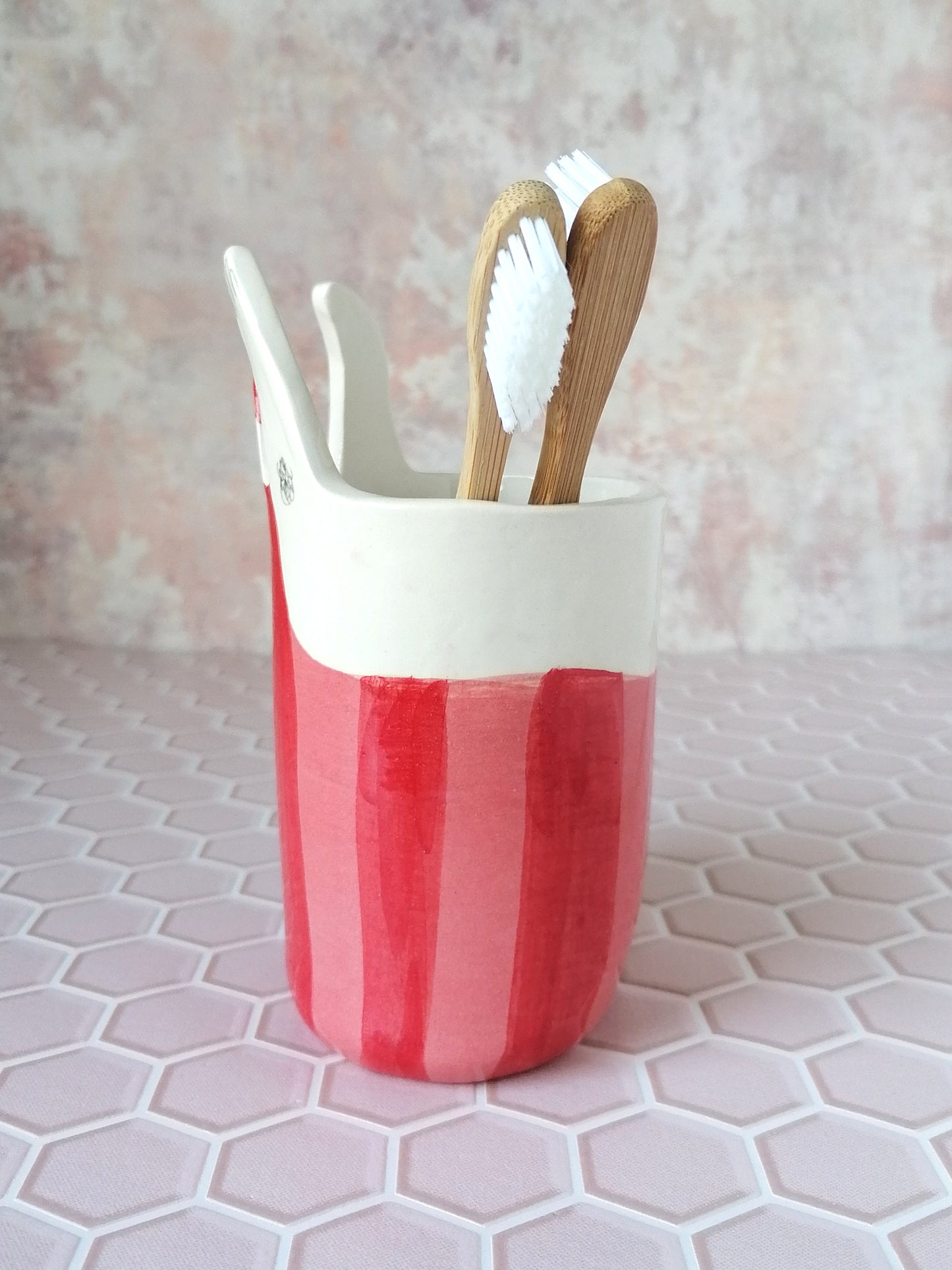 Made to order: Hector the strongman ceramic toothbrush holder