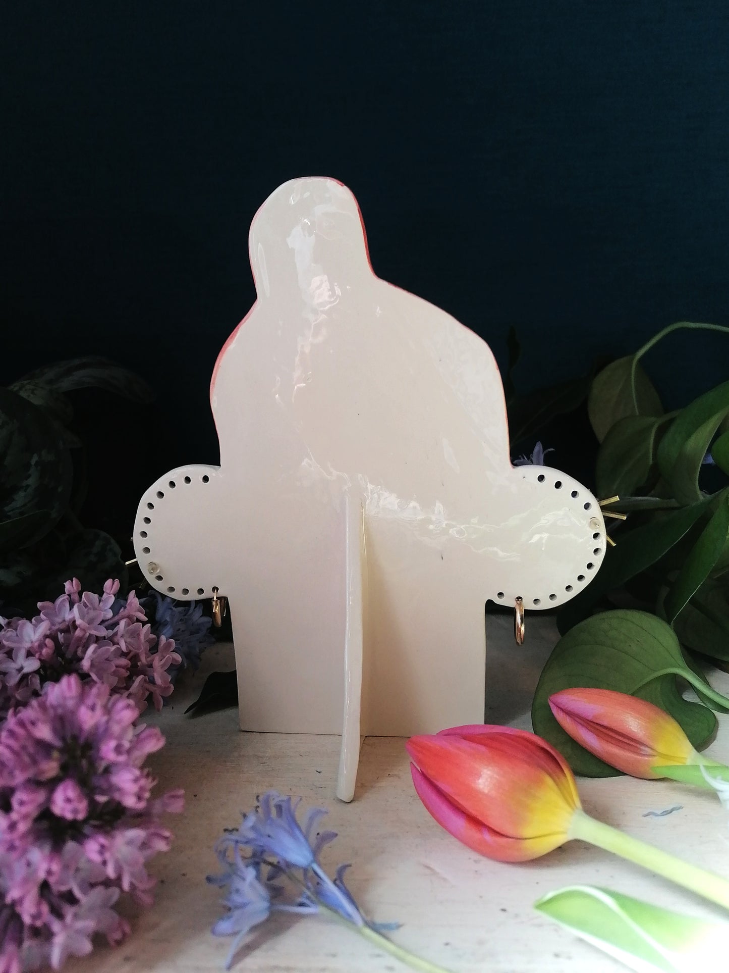 Hazel the handmade ceramic Earring holder