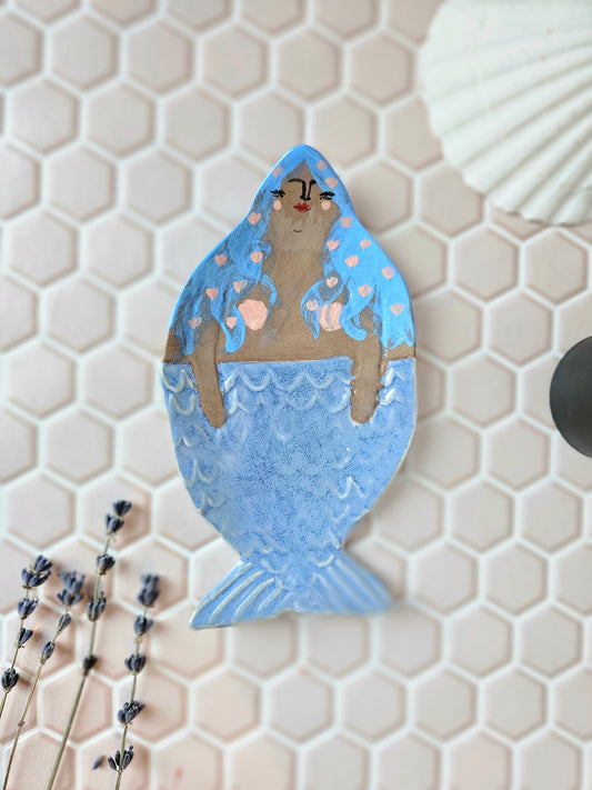 Birdie the mermaid soap dish