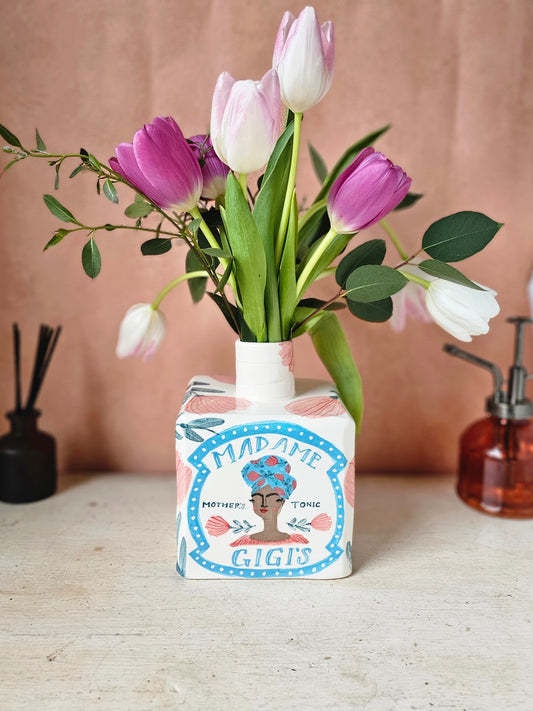 Made to order: Madame Gigi's handmade ceramic Bottle large Vase