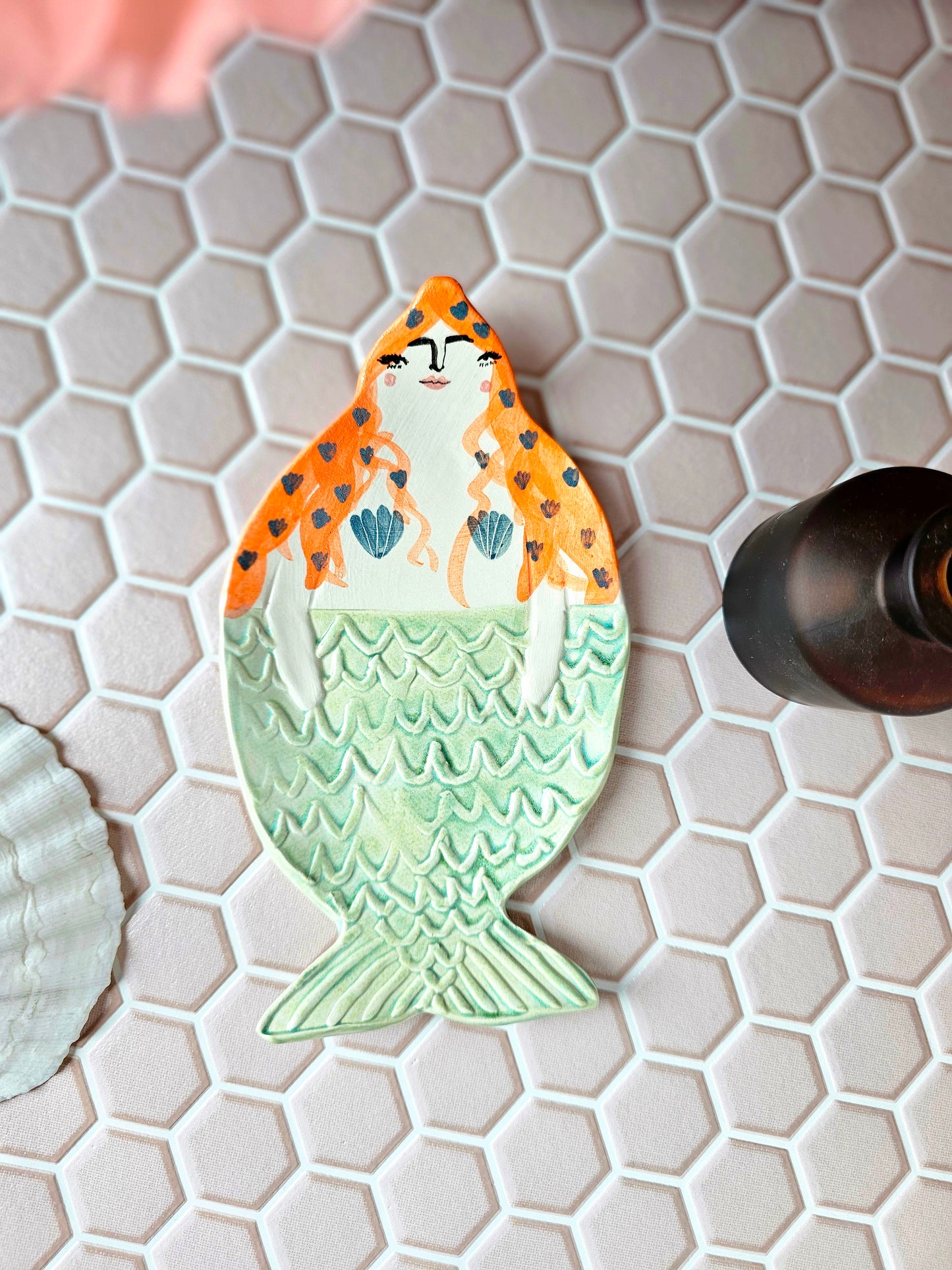 Brianna the mermaid soap dish