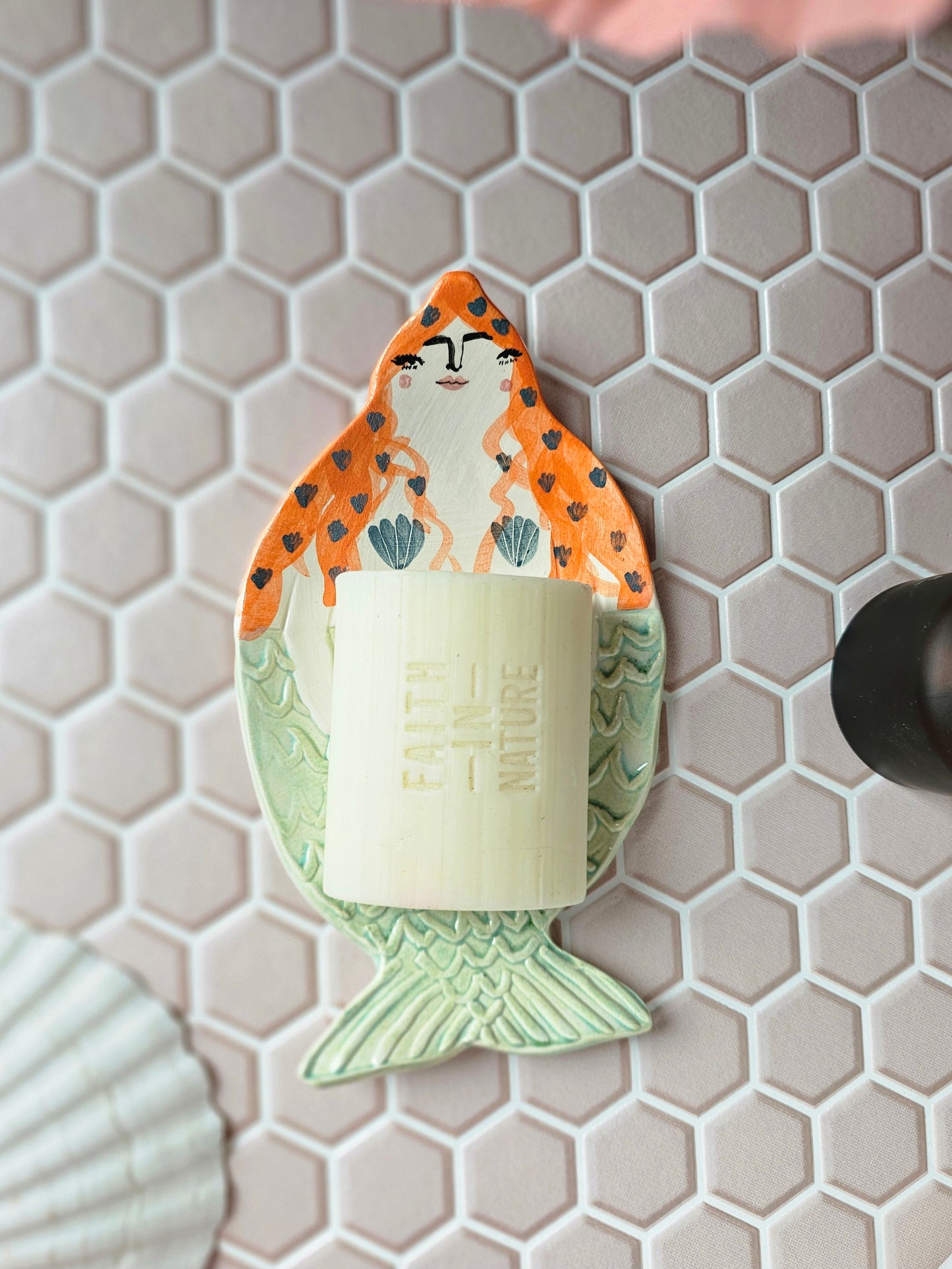 Brianna the mermaid soap dish