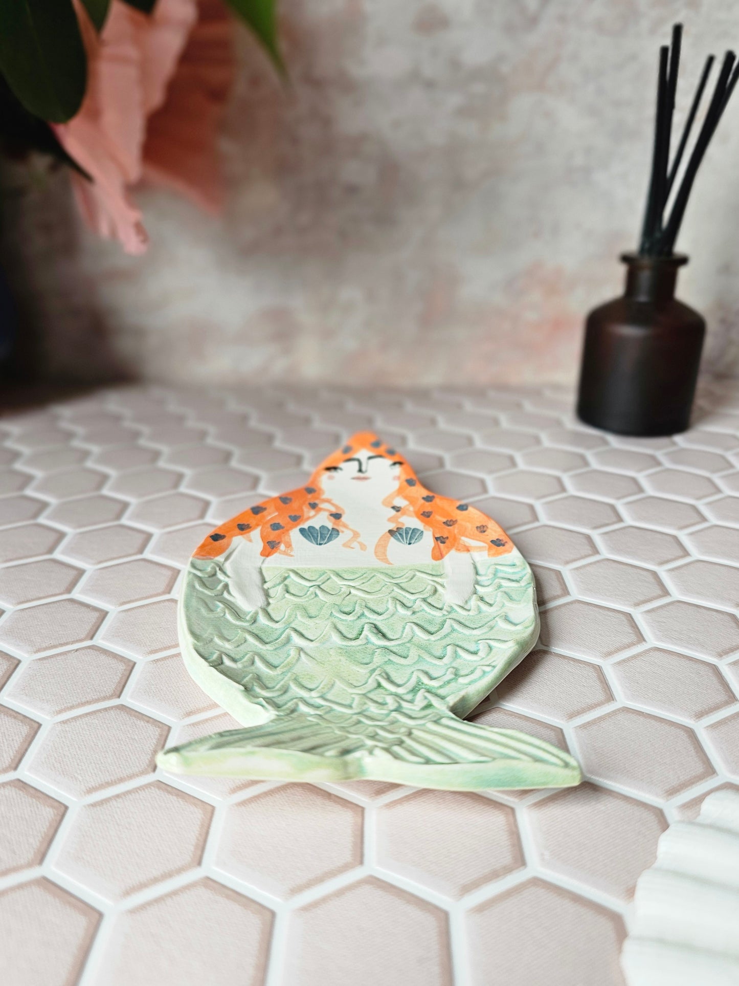 Brianna the mermaid soap dish