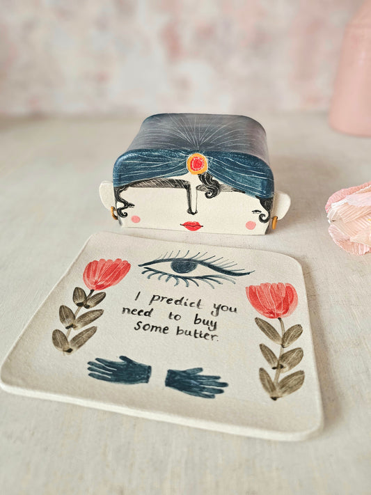 ceramic butter dish base