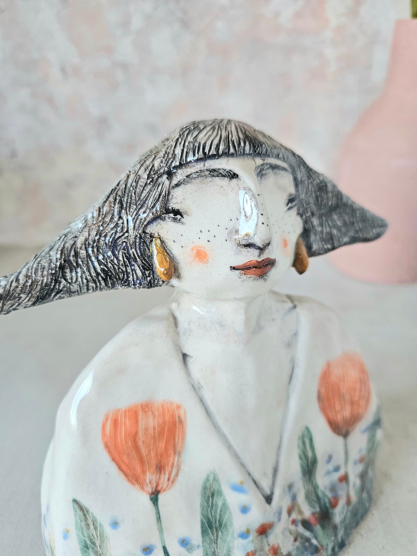 Winnies ceramic handmade sculpture