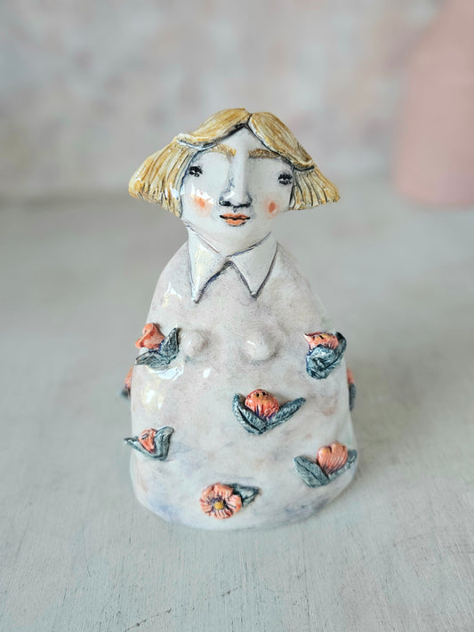 Marigold ceramic handmade sculpture