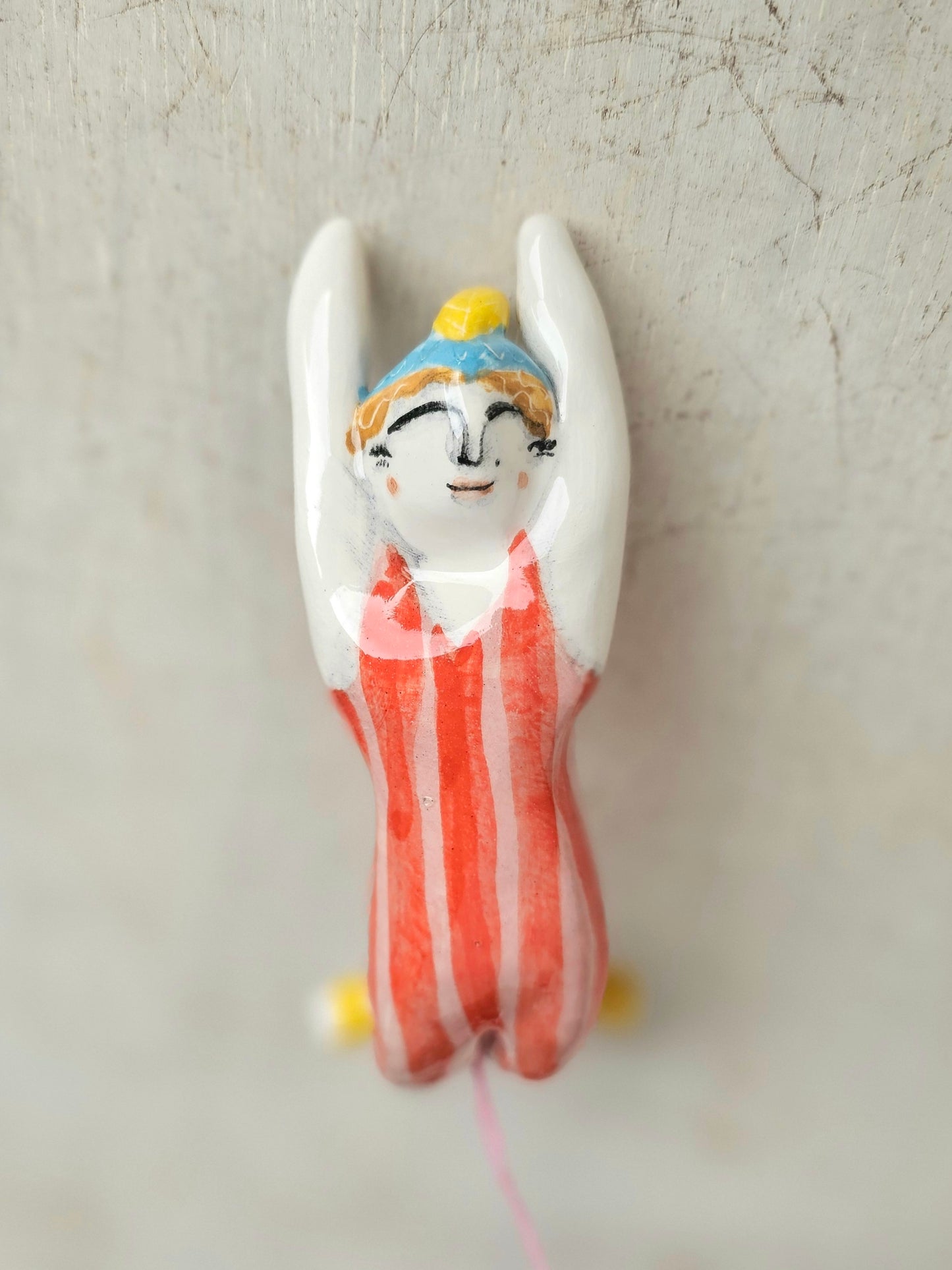 Celeste the Acrobat – Ceramic Light Pull