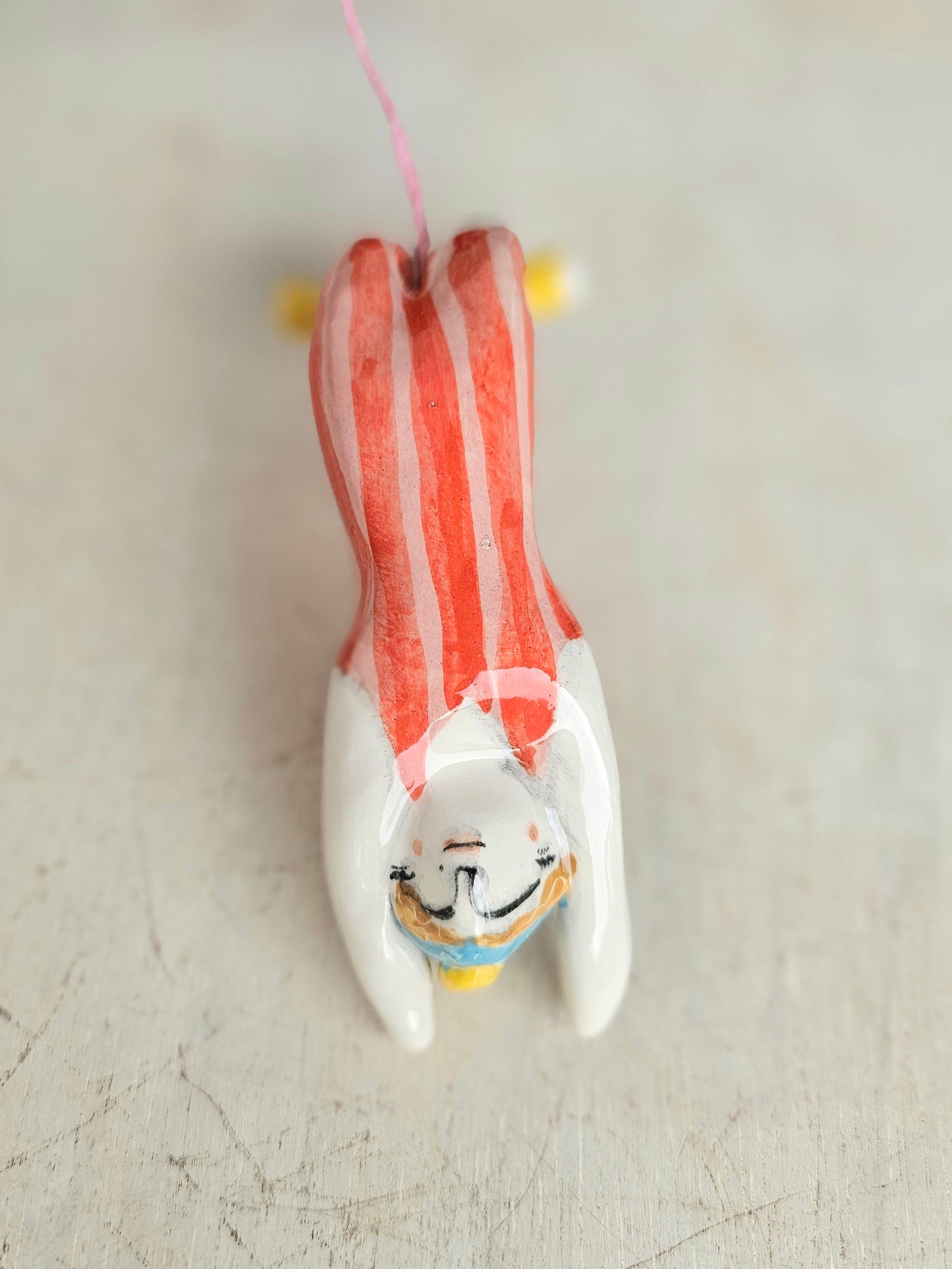 Celeste the Acrobat – Ceramic Light Pull