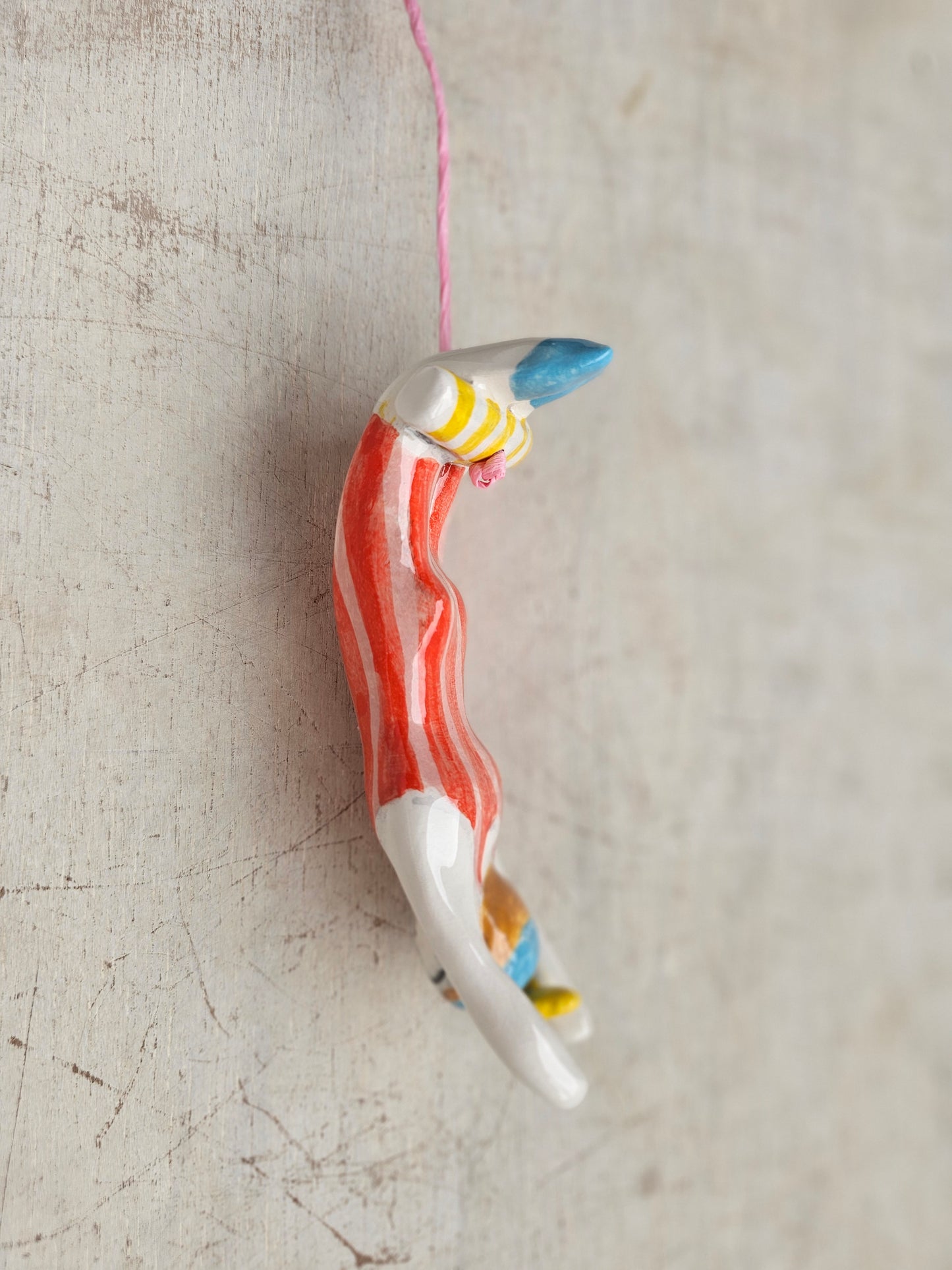 Celeste the Acrobat – Ceramic Light Pull