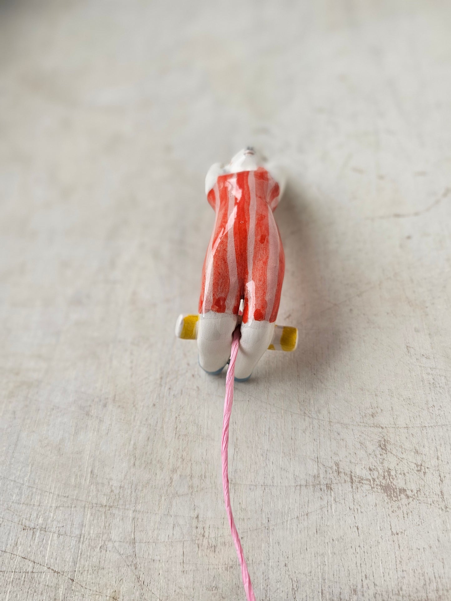 Celeste the Acrobat – Ceramic Light Pull