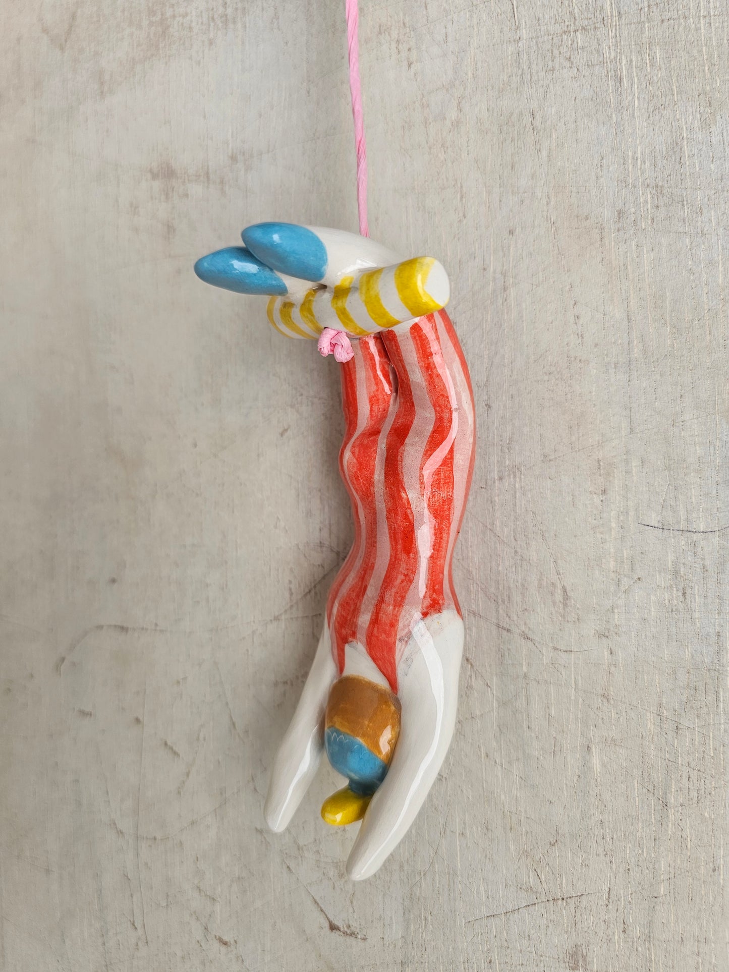 Celeste the Acrobat – Ceramic Light Pull