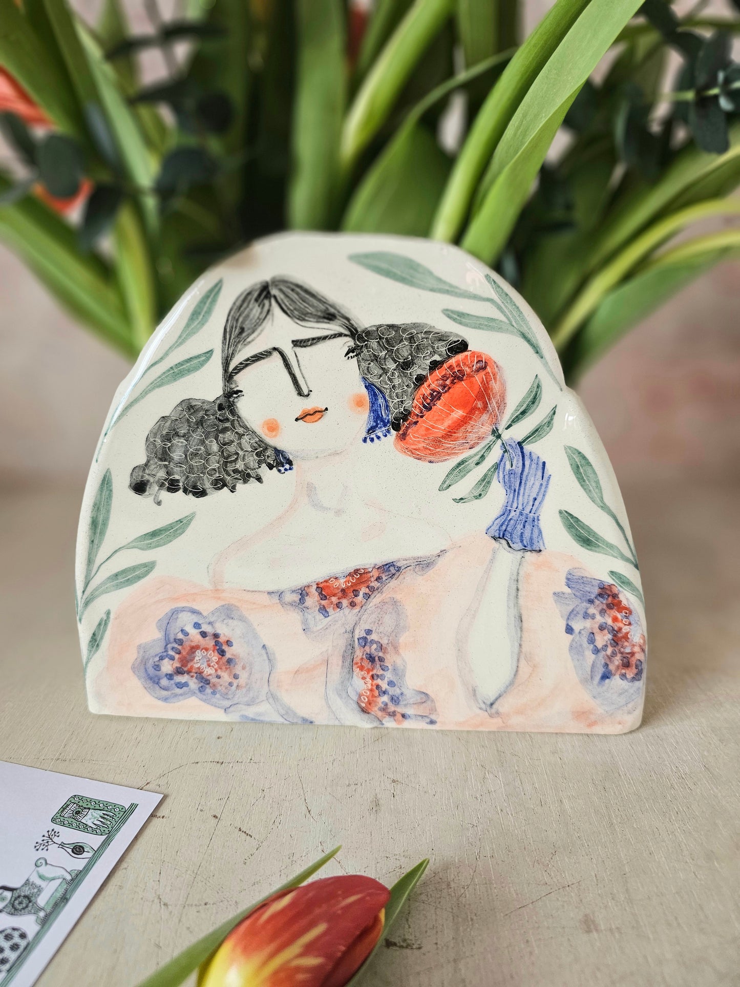 Heather, handmade ceramic large vase