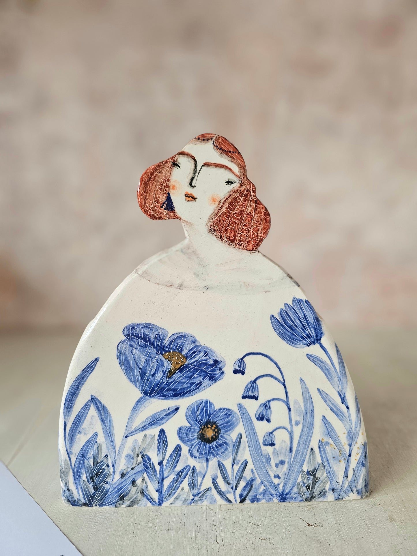 Lady Belle, handmade ceramic large vase