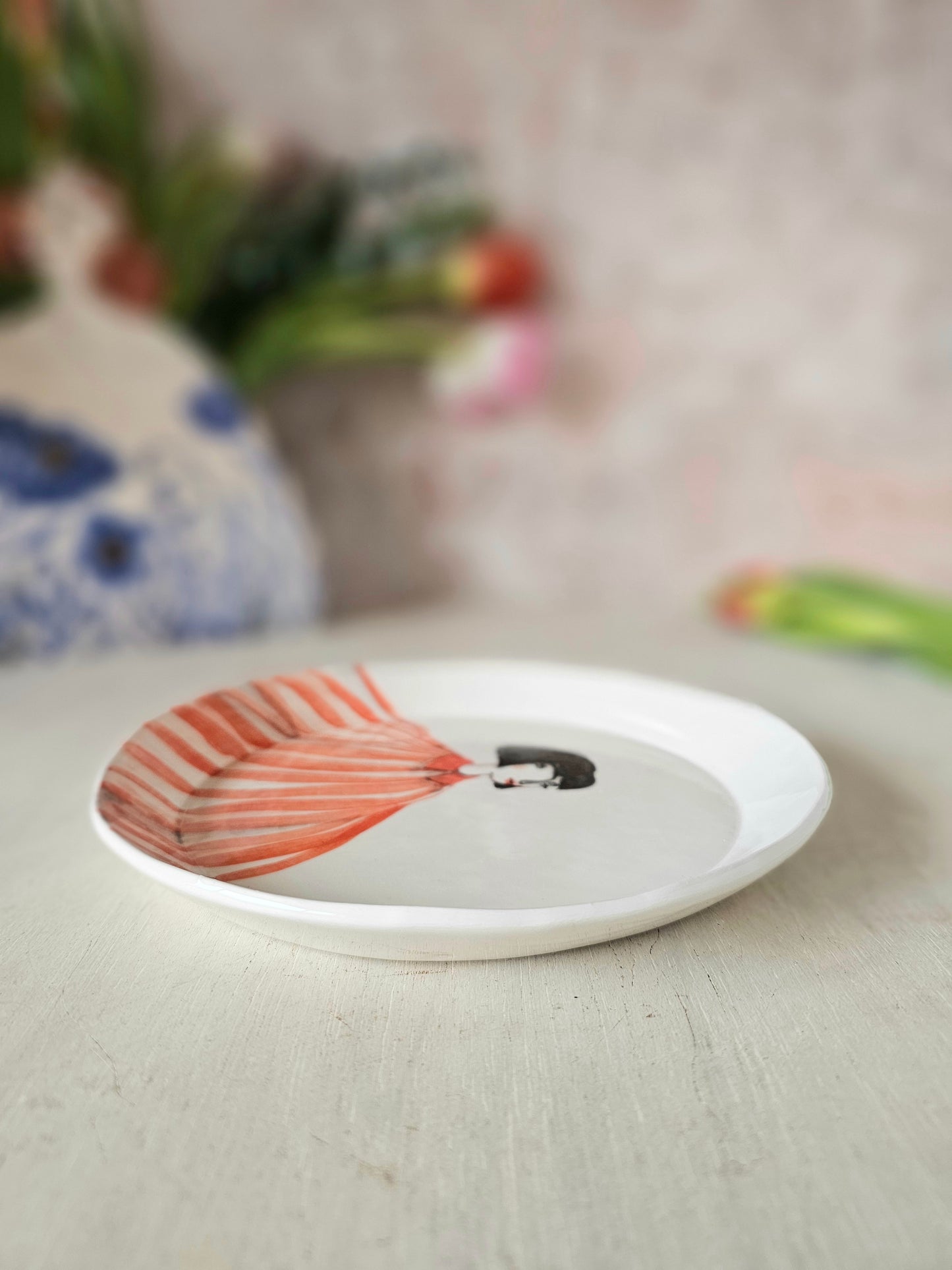 Emily handmade ceramic, decorative plate