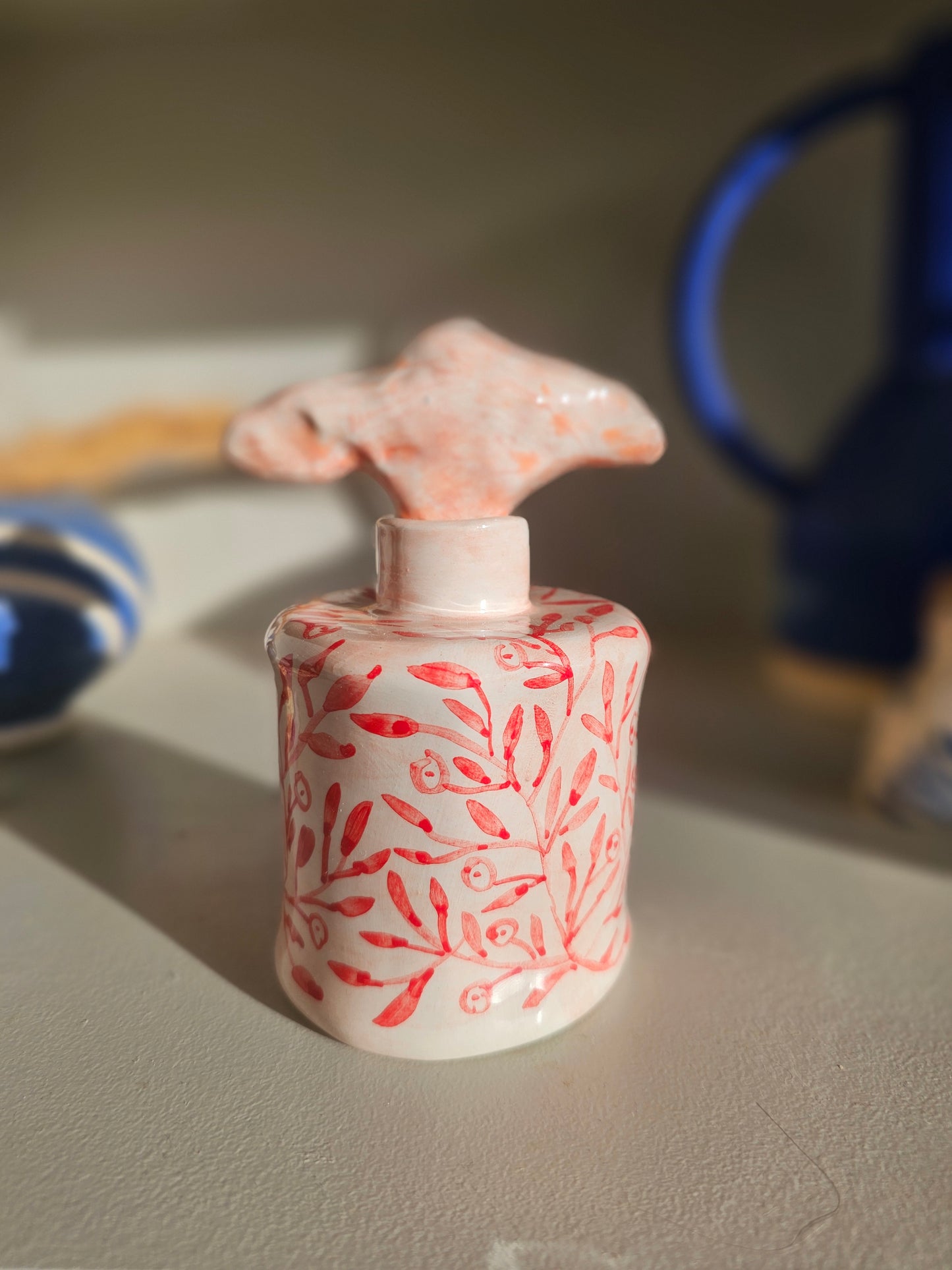 Marjorie's Love Letter Ink Handmade Ceramic Bottle