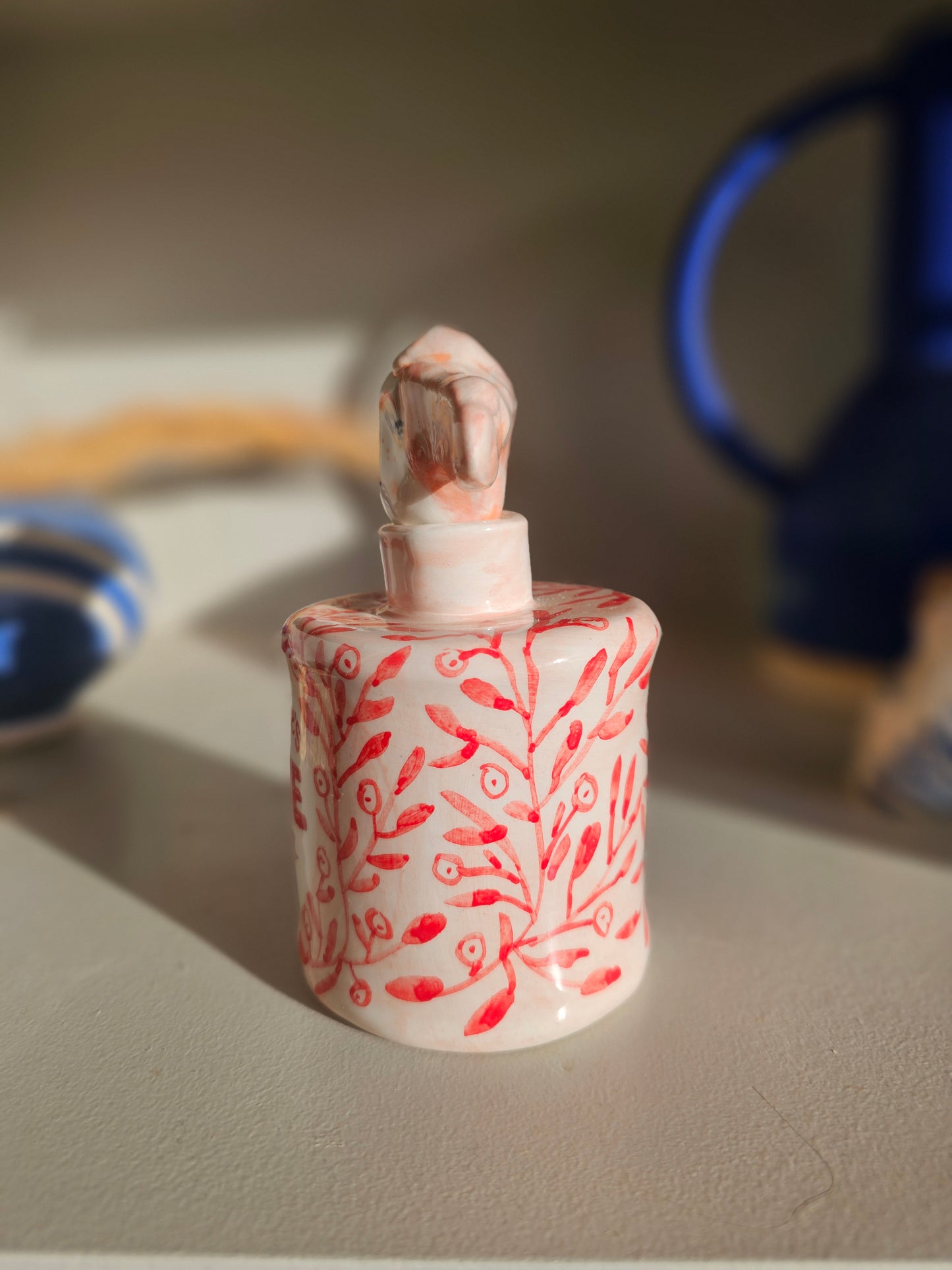 Marjorie's Love Letter Ink Handmade Ceramic Bottle