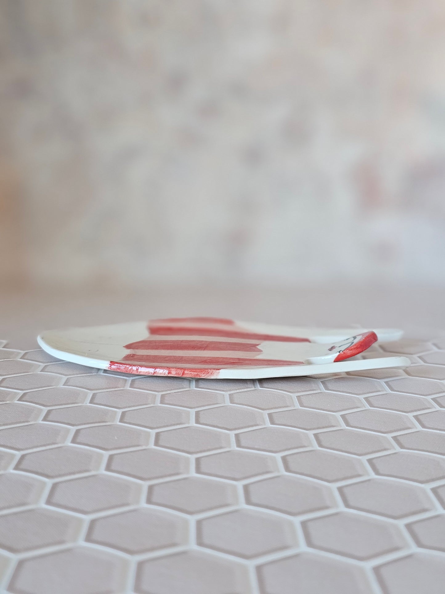 Sylvia the swimmer handmade ceramic soap dish