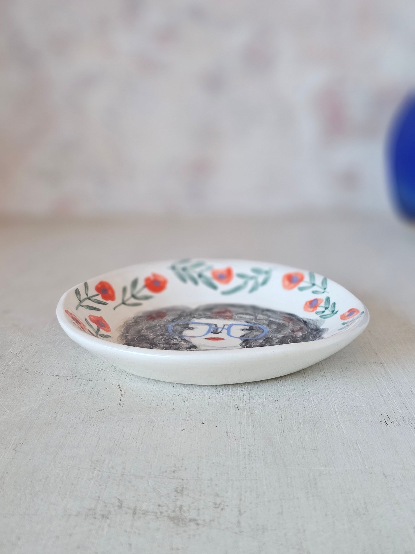 Heather the handmade ceramic  trinket  dish