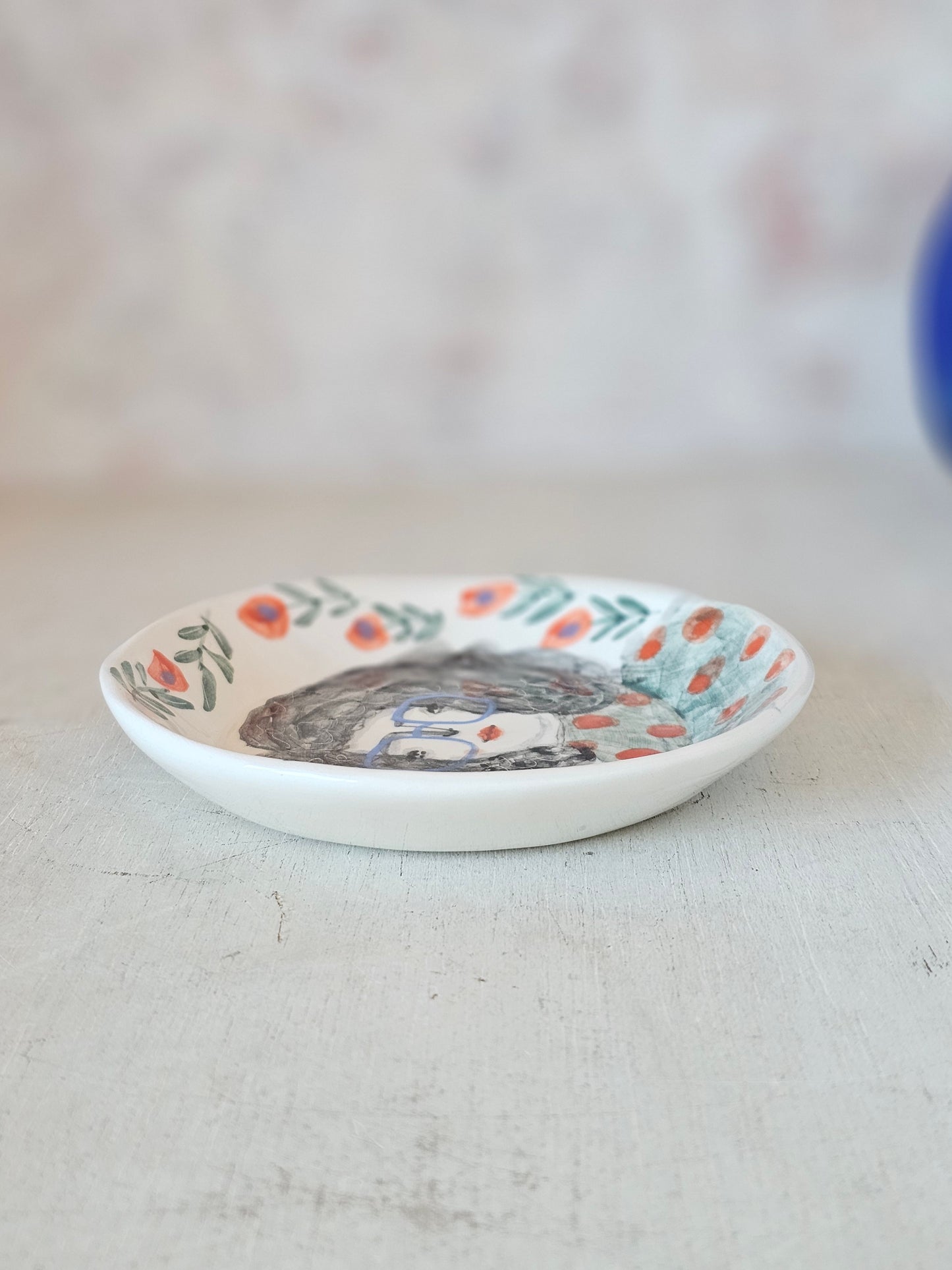 Heather the handmade ceramic  trinket  dish