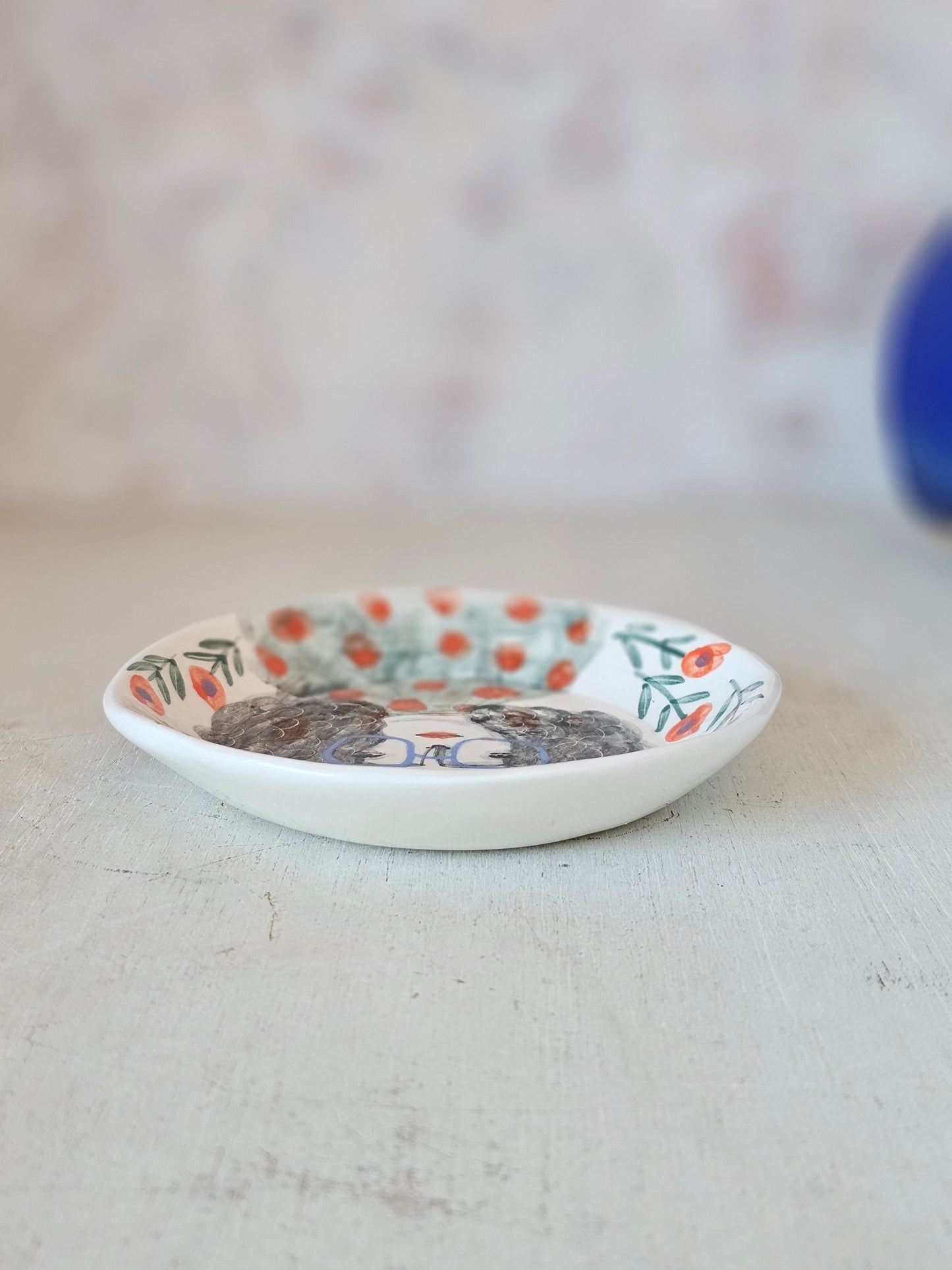 Heather the handmade ceramic  trinket  dish