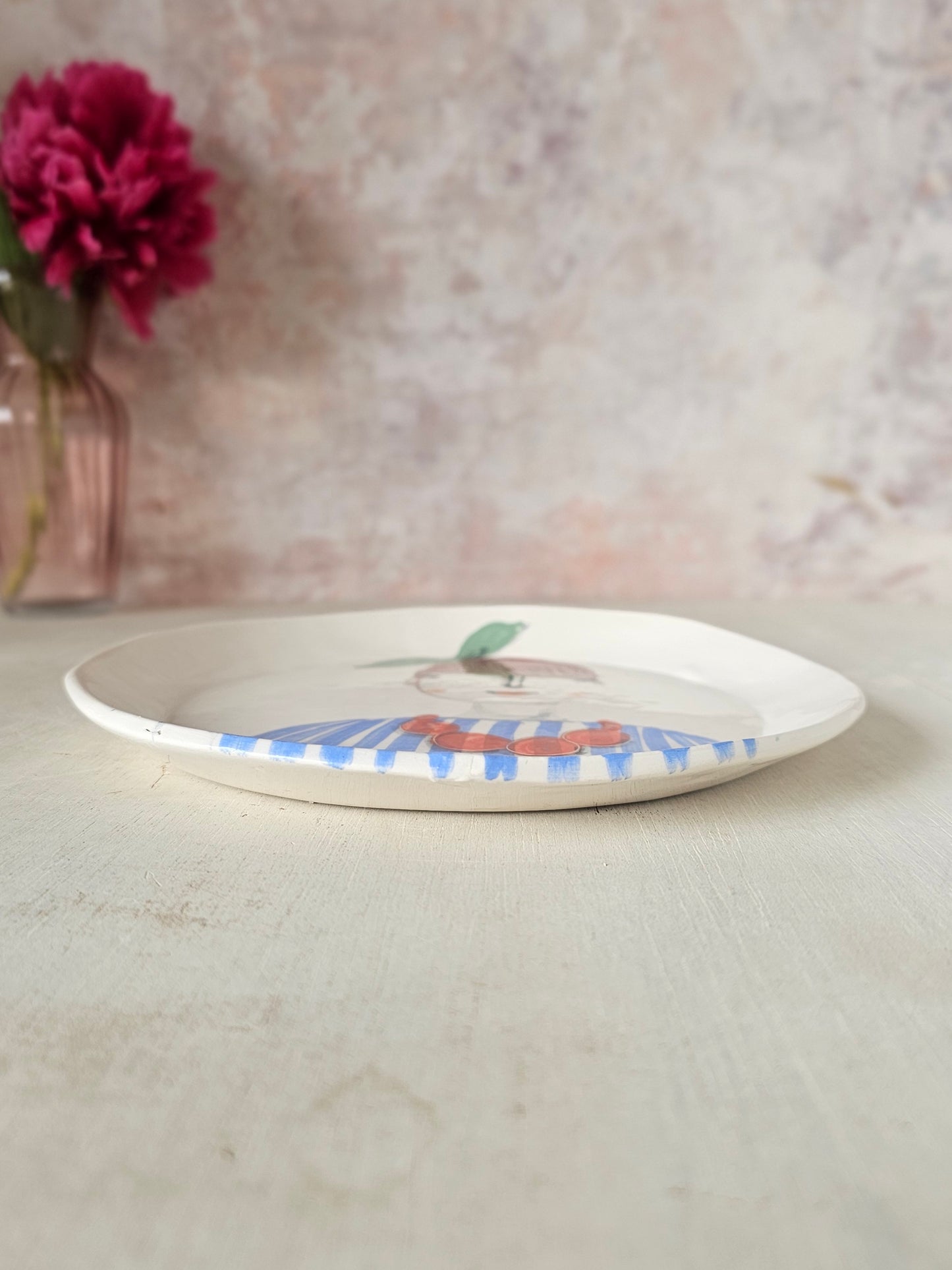 Hazel handmade ceramic, decorative plate