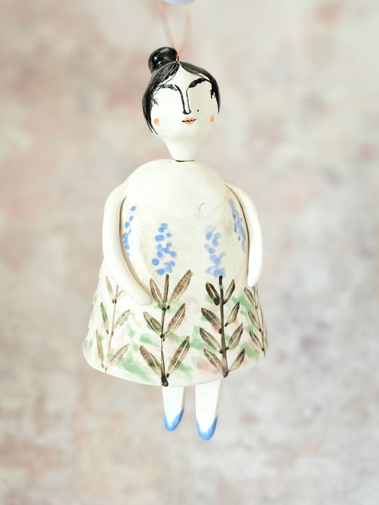 Heather Belle the handmade ceramic bell