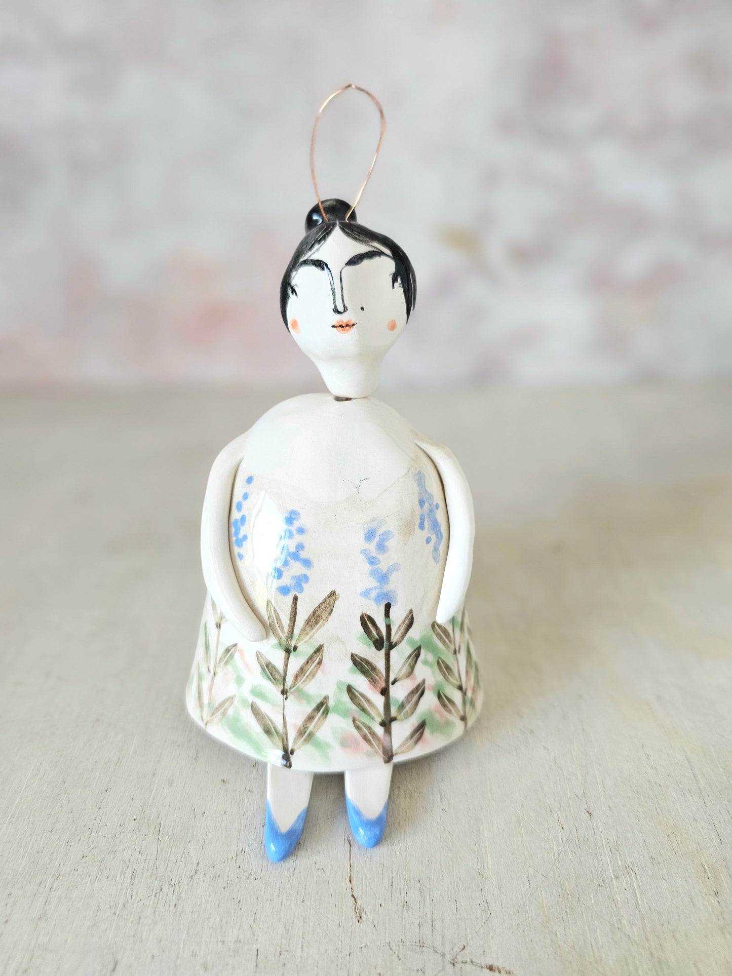 Heather Belle the handmade ceramic bell