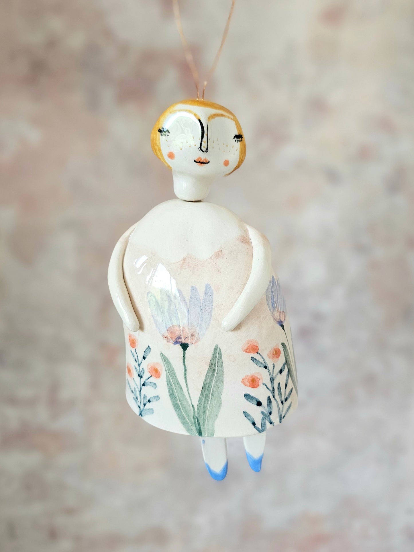 Marigold Belle the handmade ceramic bell