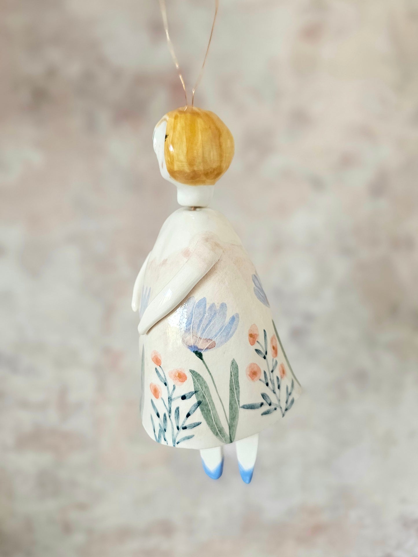 Marigold Belle the handmade ceramic bell