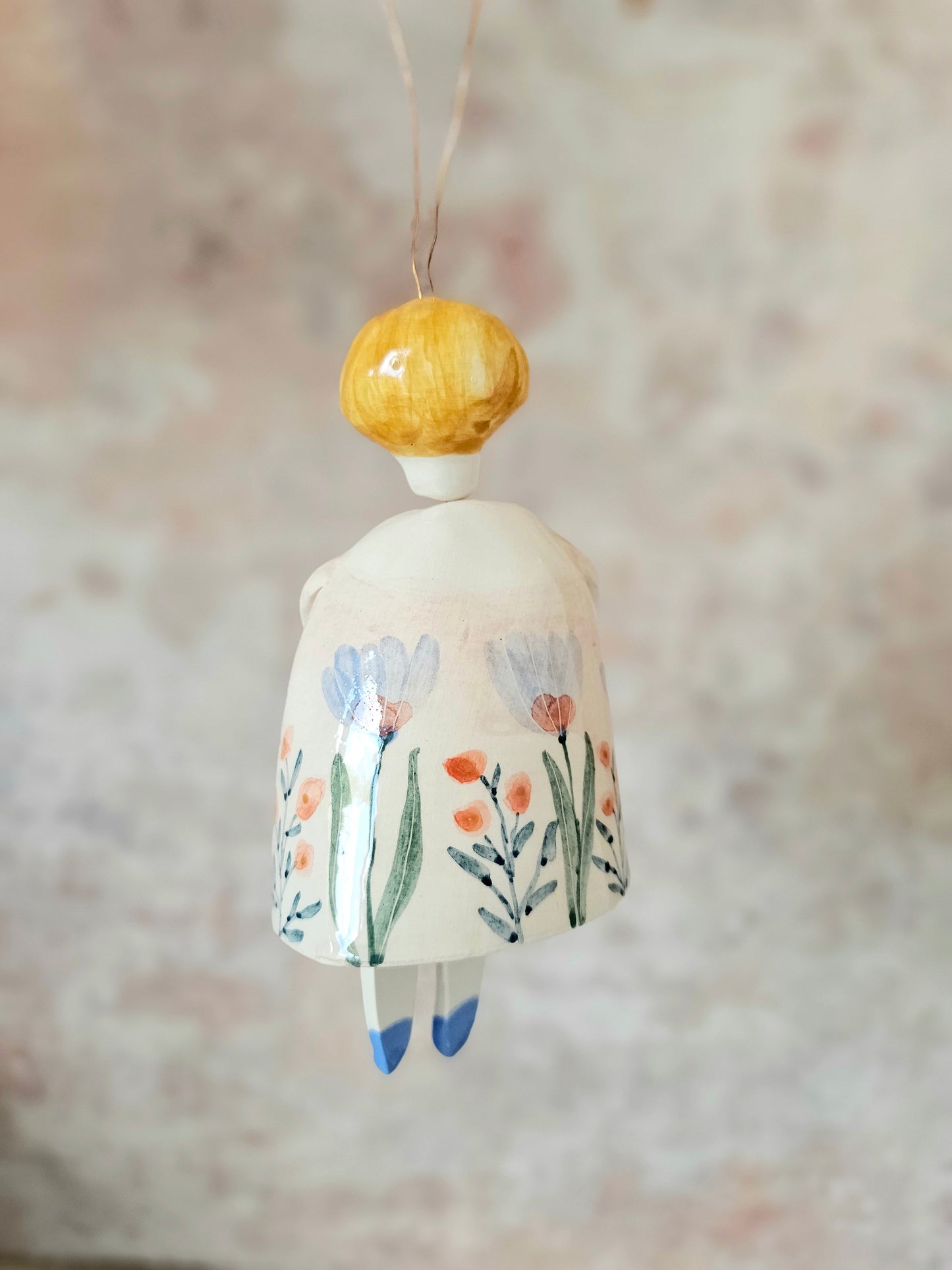 Marigold Belle the handmade ceramic bell