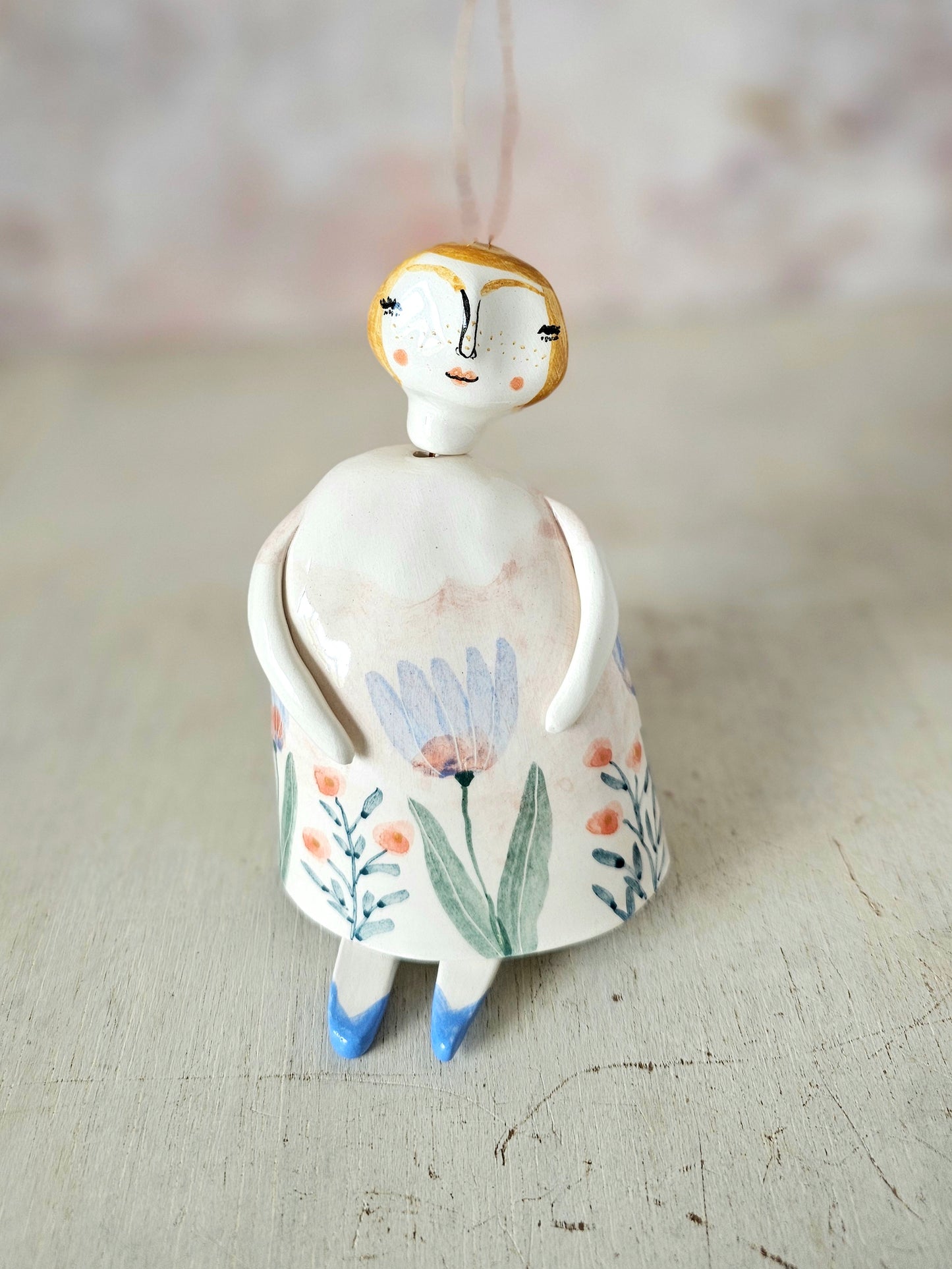 Marigold Belle the handmade ceramic bell
