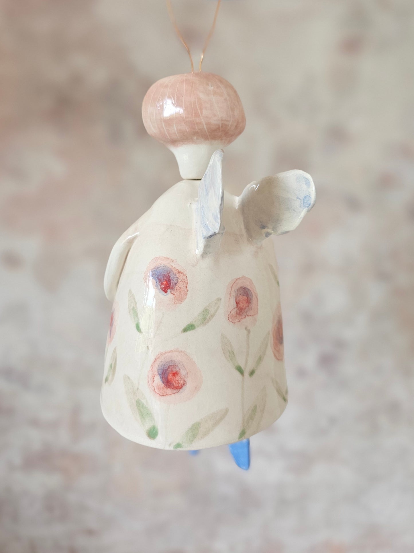 Pertunia Belle the handmade ceramic bell