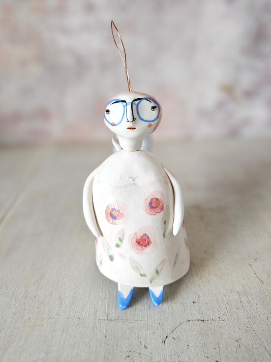 Pertunia Belle the handmade ceramic bell