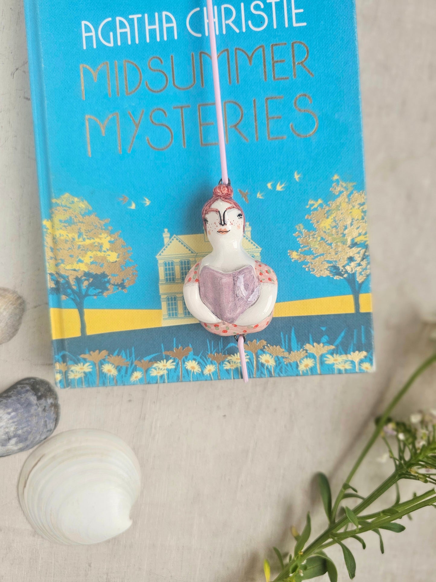 Lady Belle Ceramic Handmade Book Mark