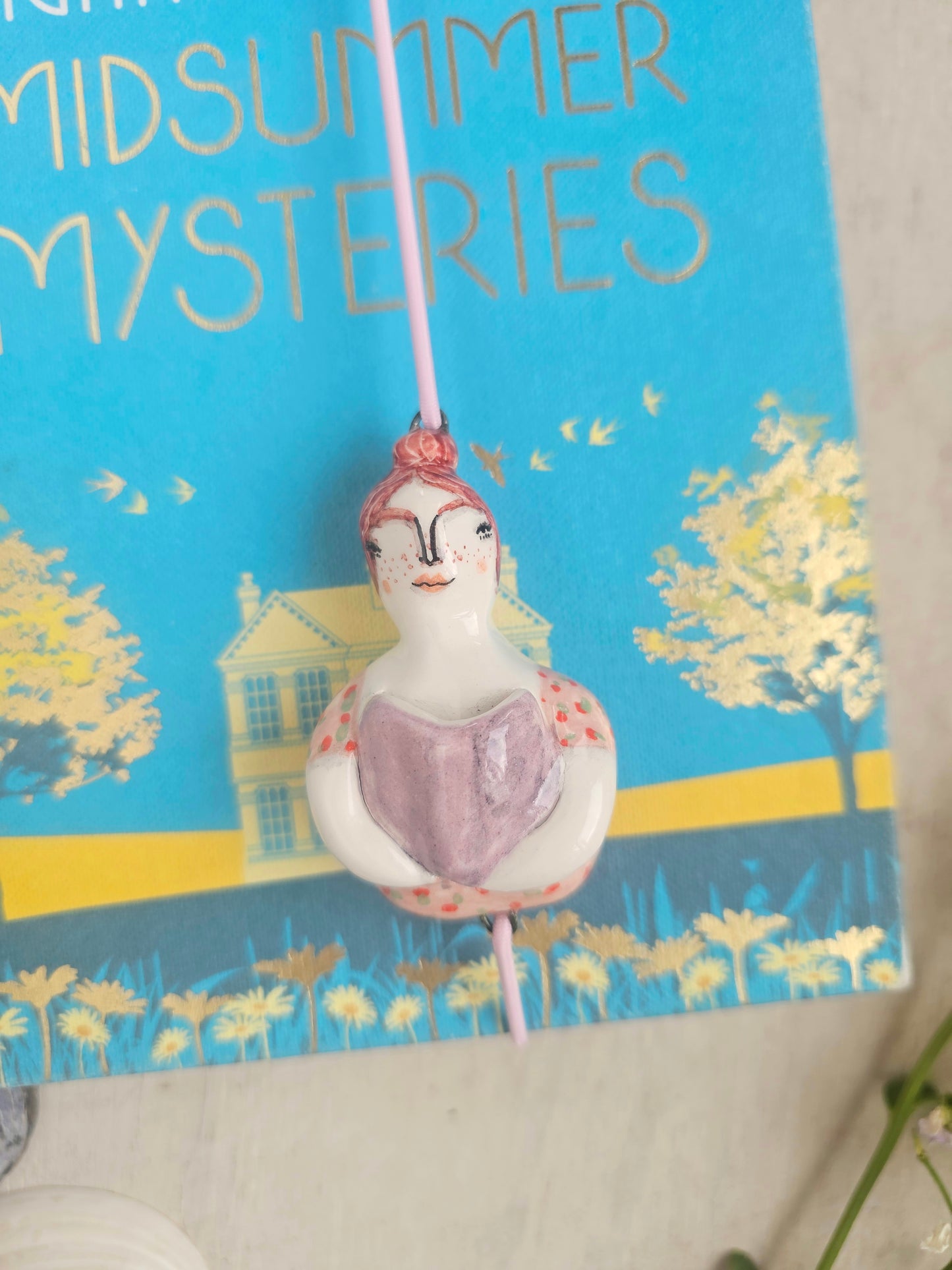 Lady Belle Ceramic Handmade Book Mark