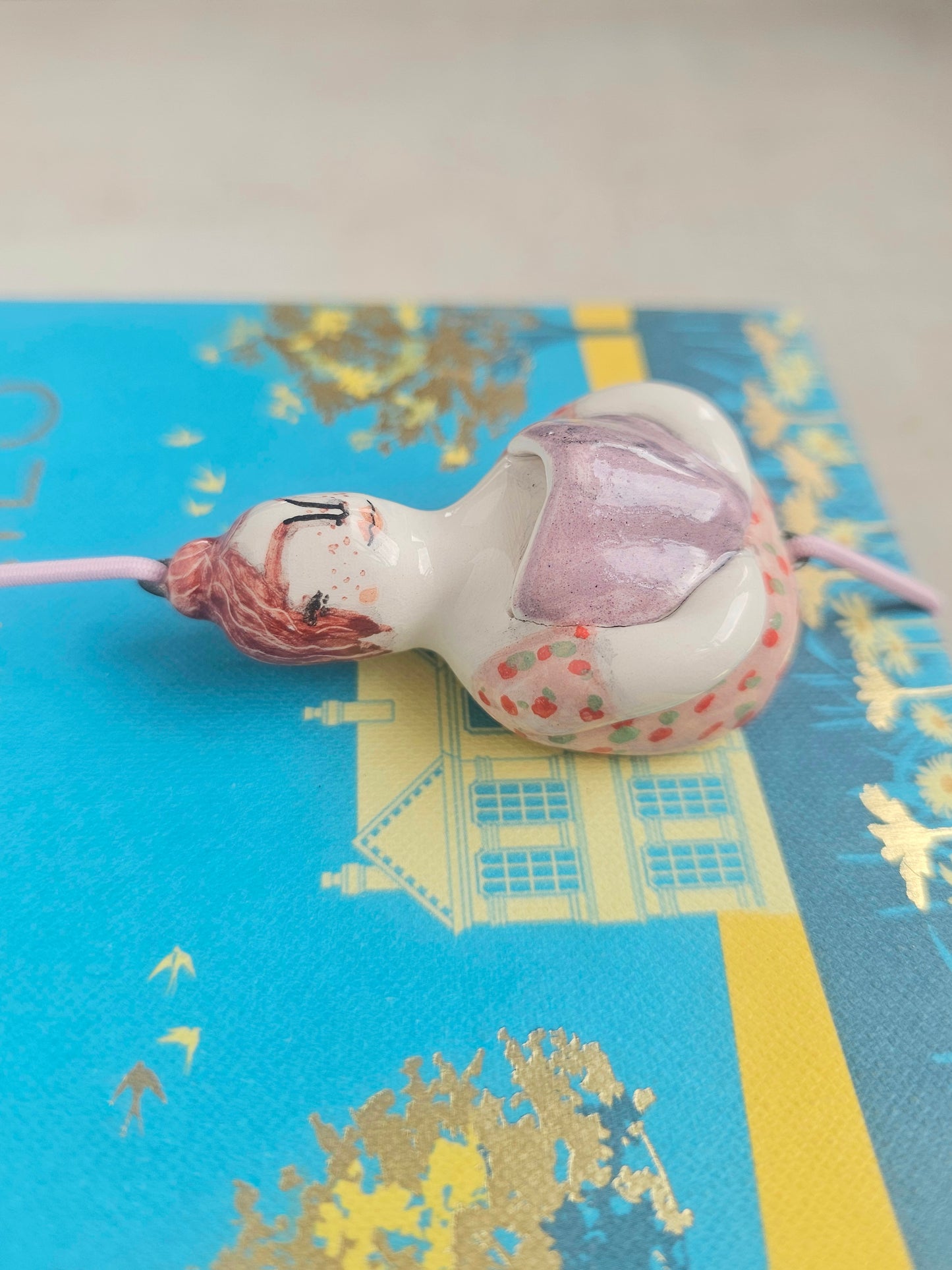 Lady Belle Ceramic Handmade Book Mark