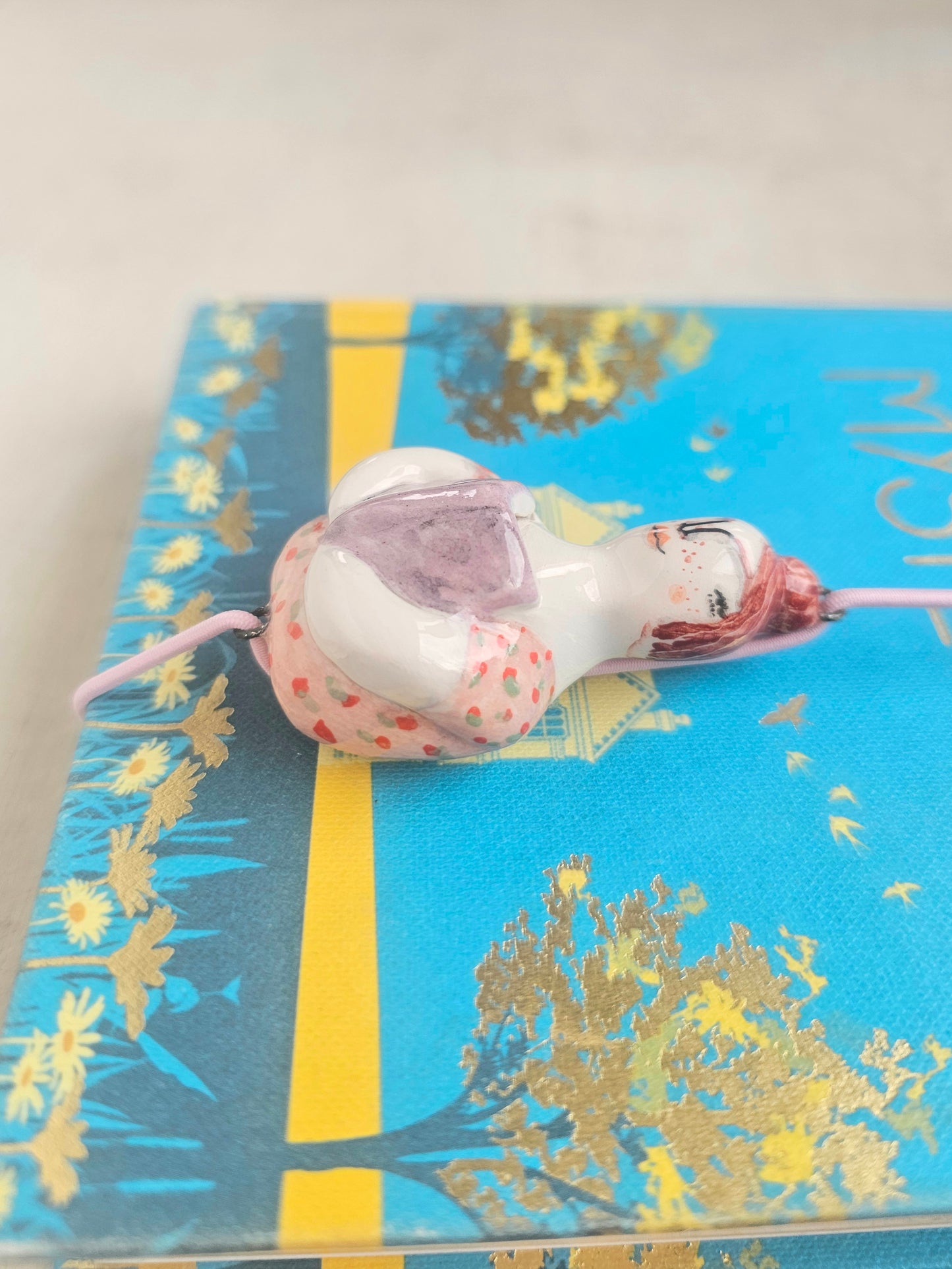 Lady Belle Ceramic Handmade Book Mark