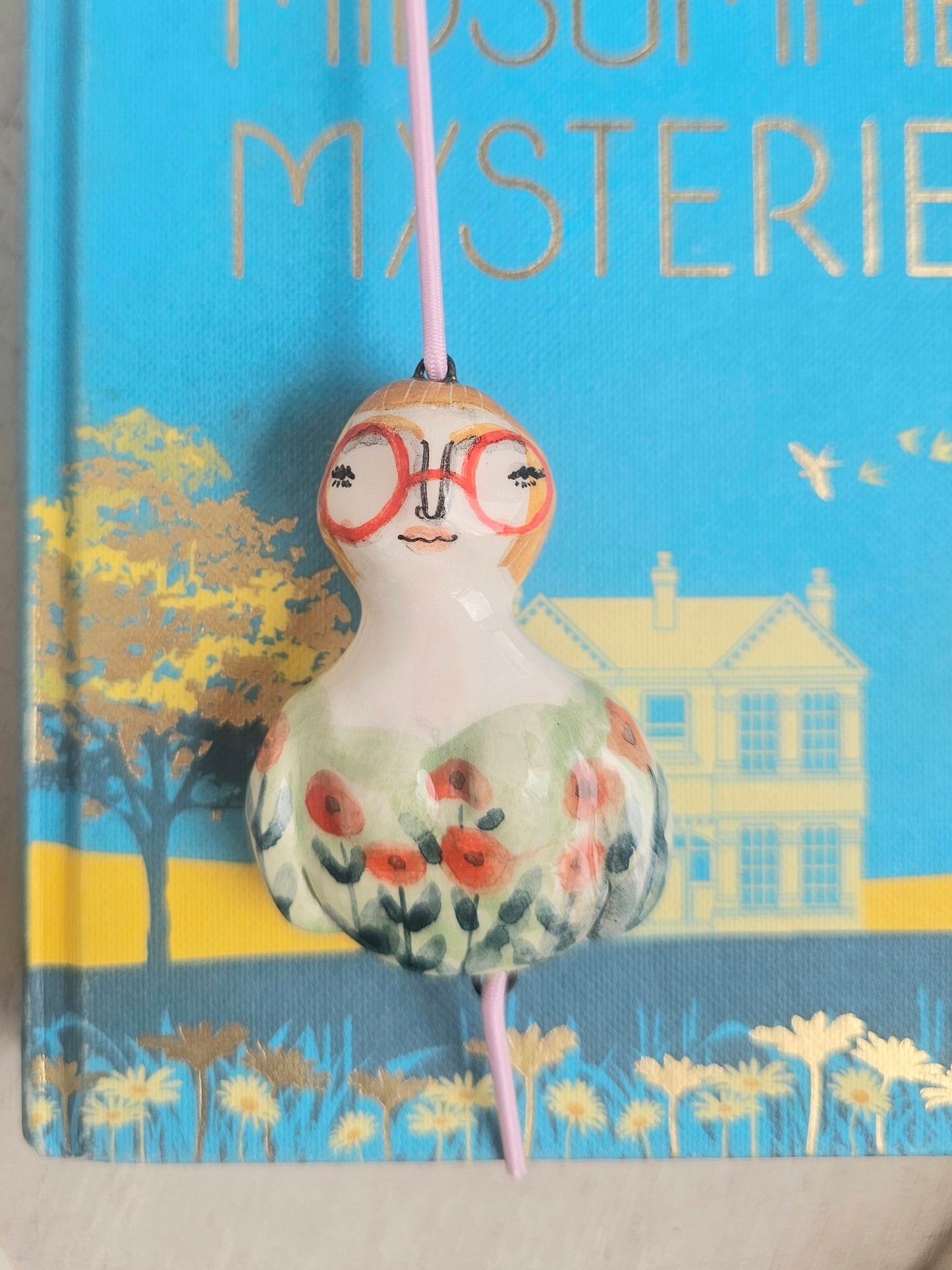 Marigold Ceramic Handmade Book Mark