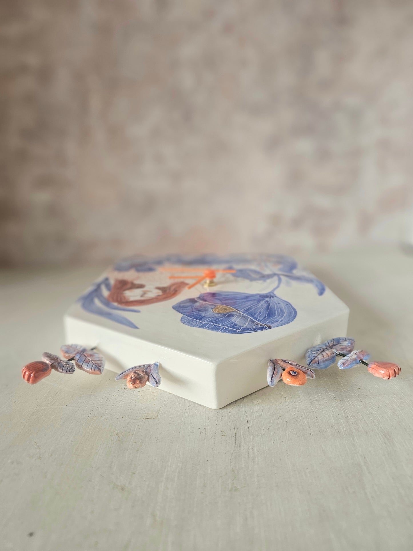 Lady Belle Ceramic Handmade Clock