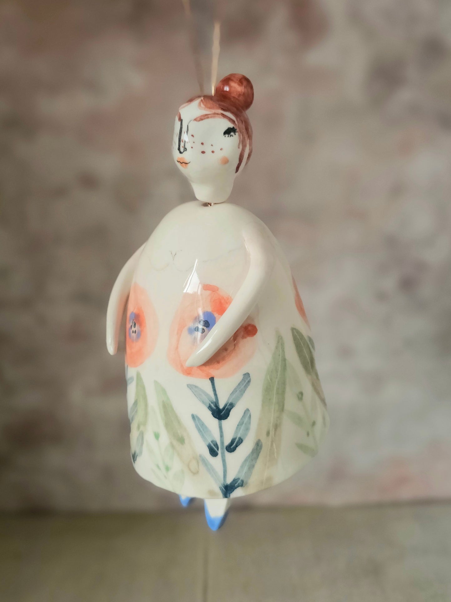 Lade Belle the handmade ceramic bell